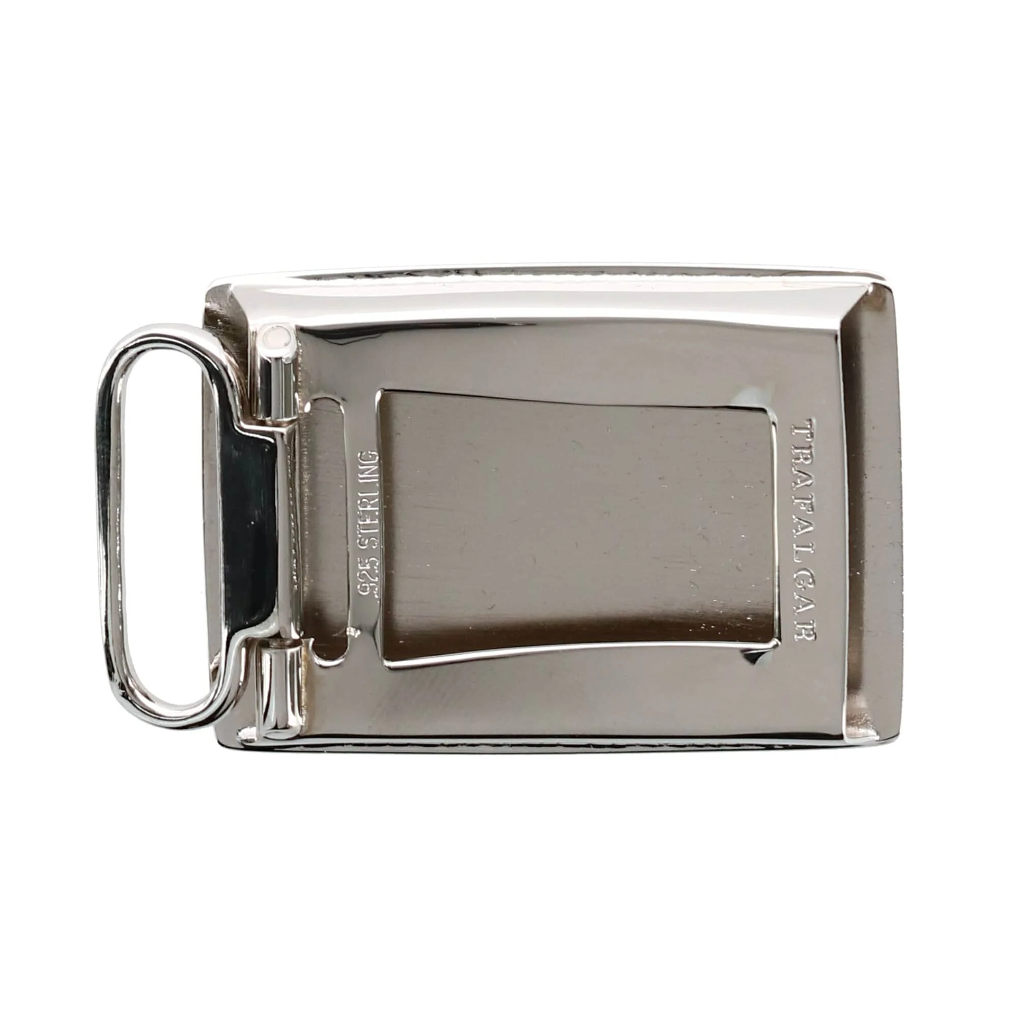 25mm Regent Silver Compression Belt Buckle - Image 3