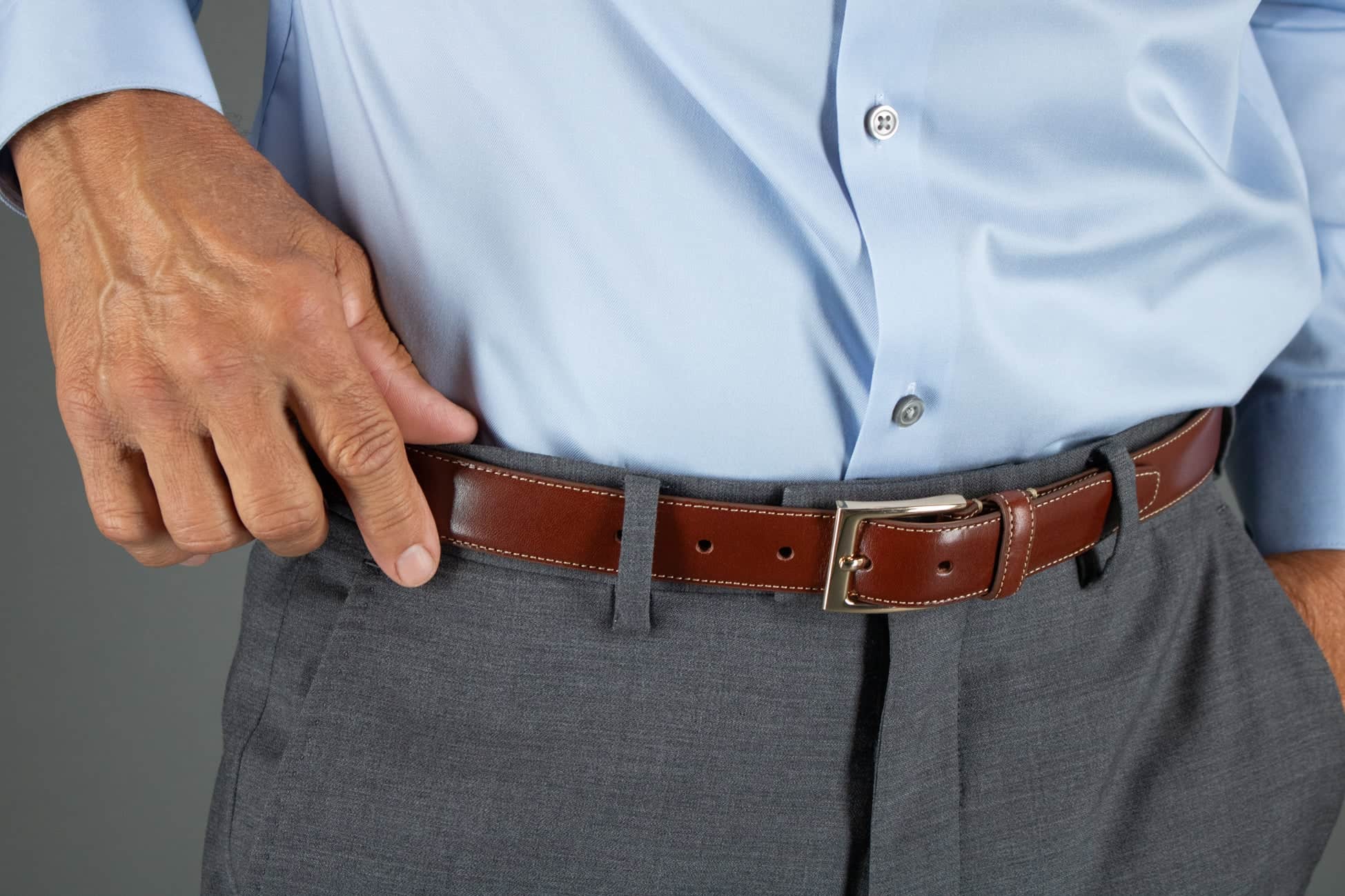 Classic 30mm Cortina Leather Belt - Image 13