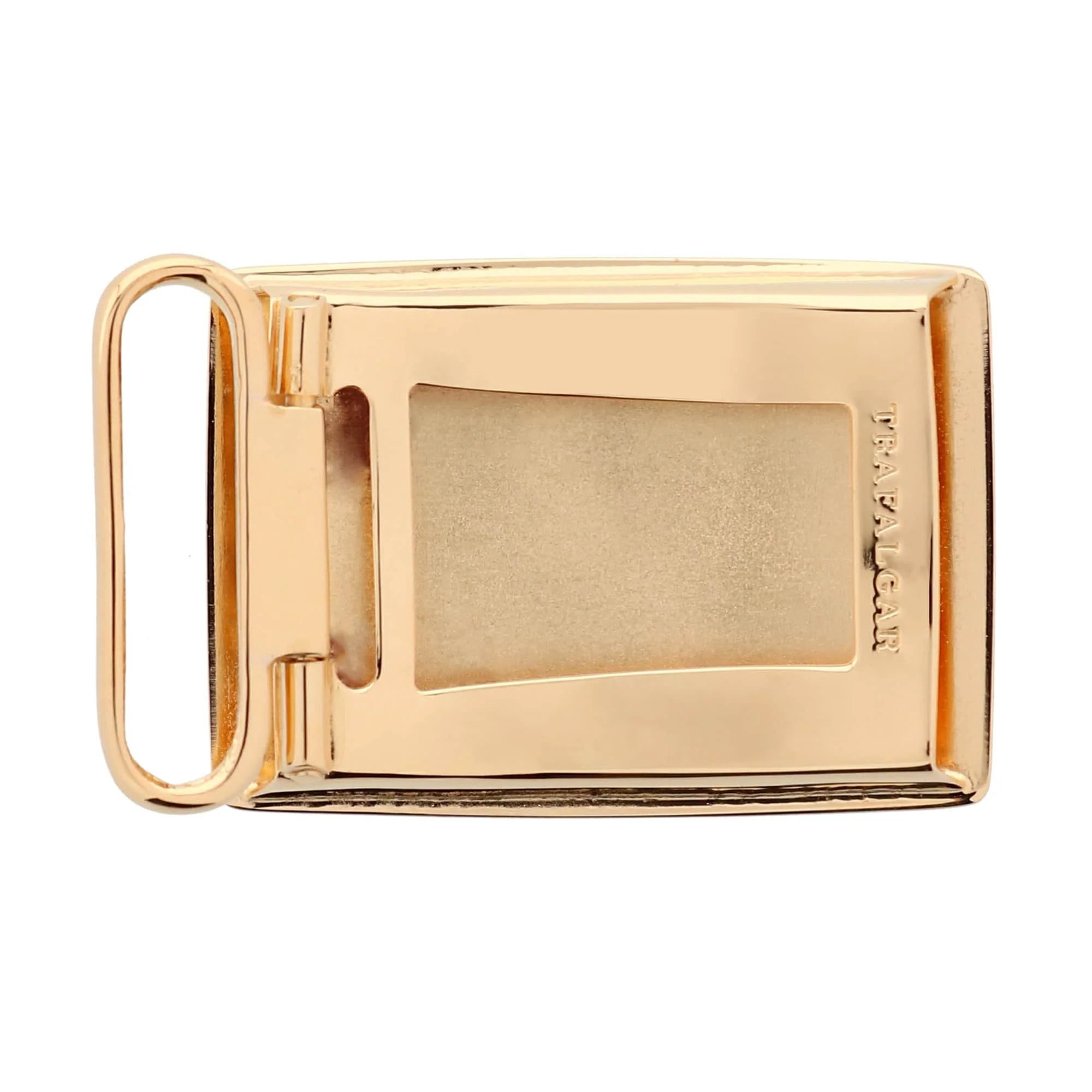30mm 24K Gold Over Brass Compression Belt Buckle - Image 3