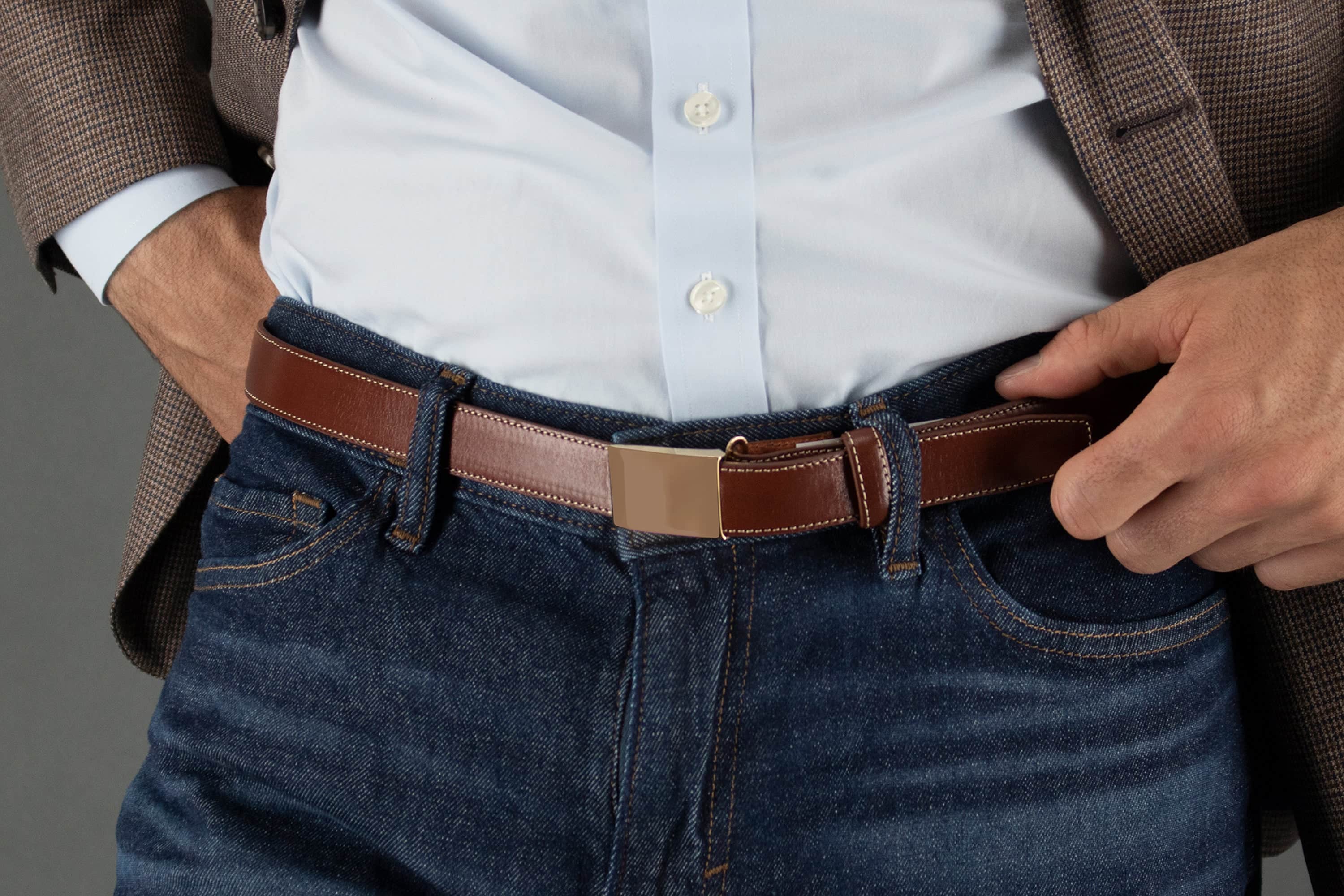 30mm 24K Gold Over Brass Compression Belt Buckle - Image 5