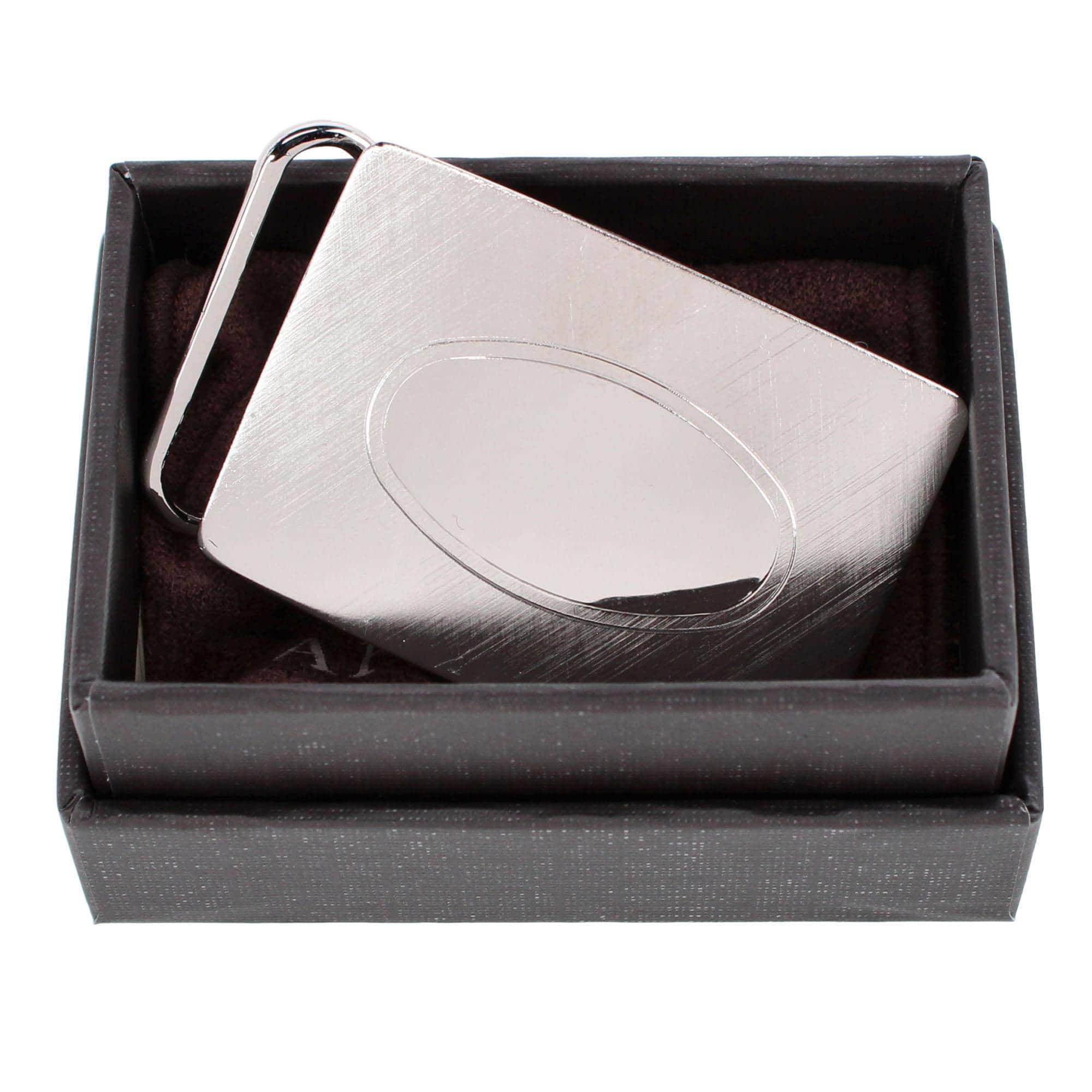 30mm Oval Signet Brass Based Compression Belt Buckle - Image 7