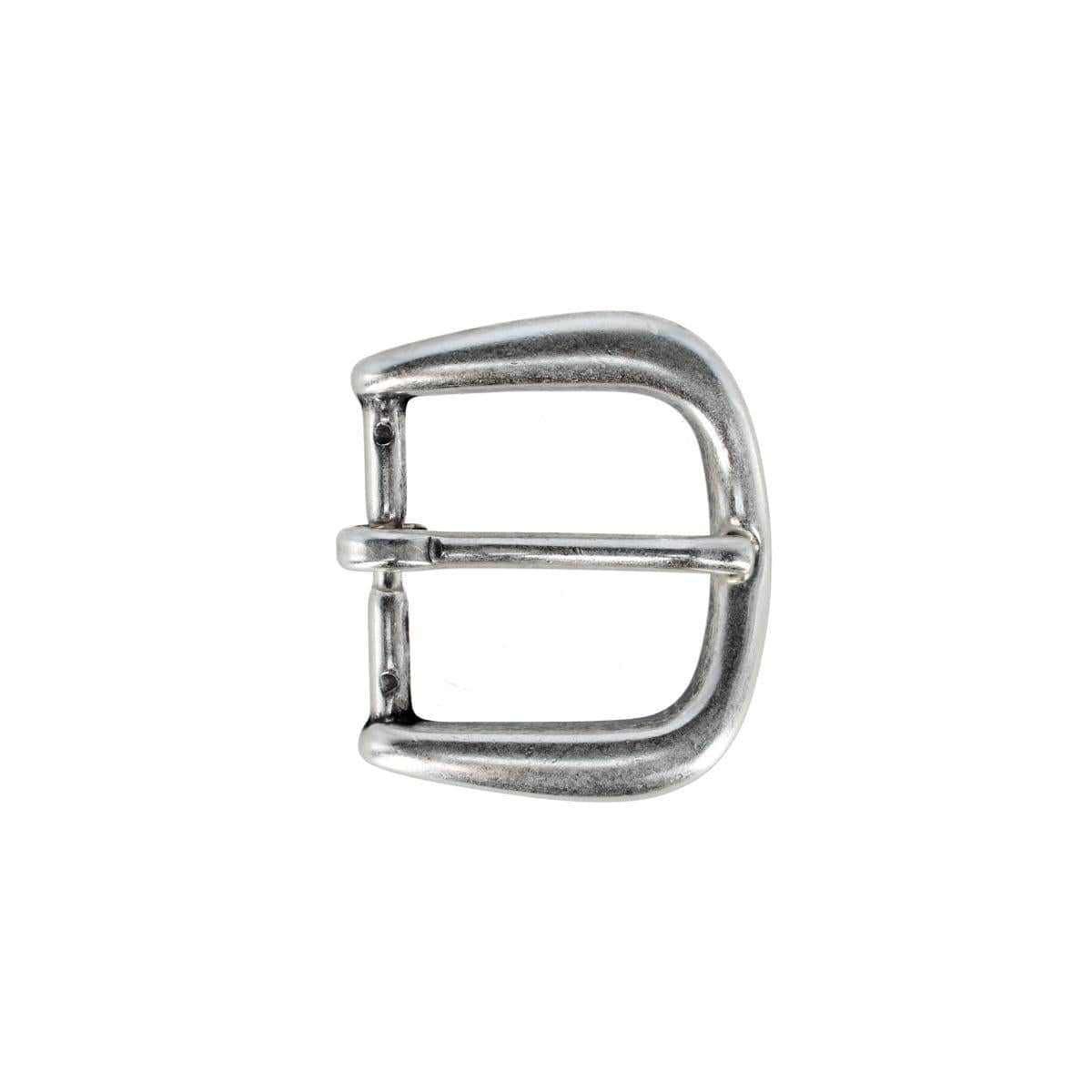 30mm Solid Brass Rounded Minimalist Harness Belt Buckle - Image 2