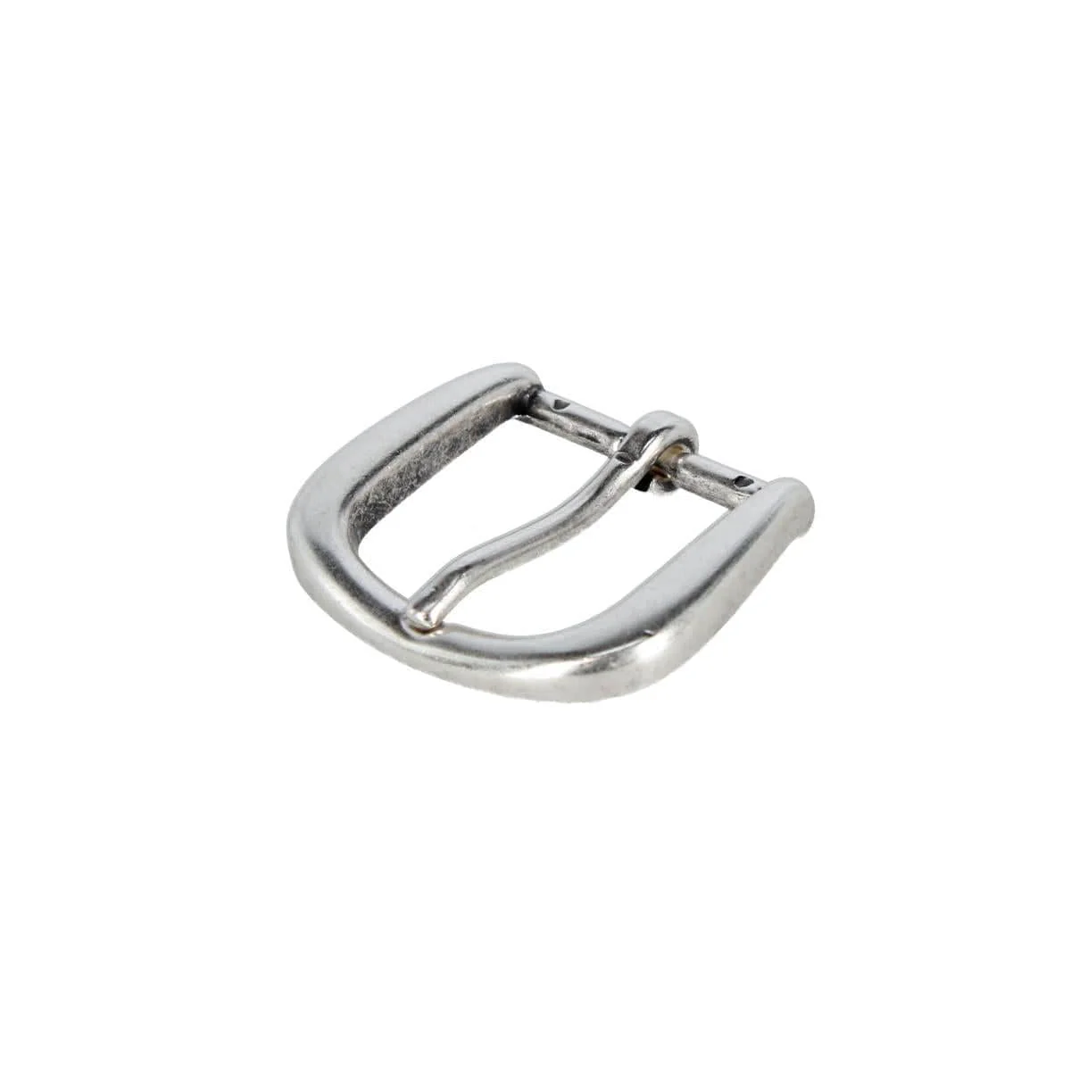 30mm Solid Brass Rounded Minimalist Harness Belt Buckle - Image 4