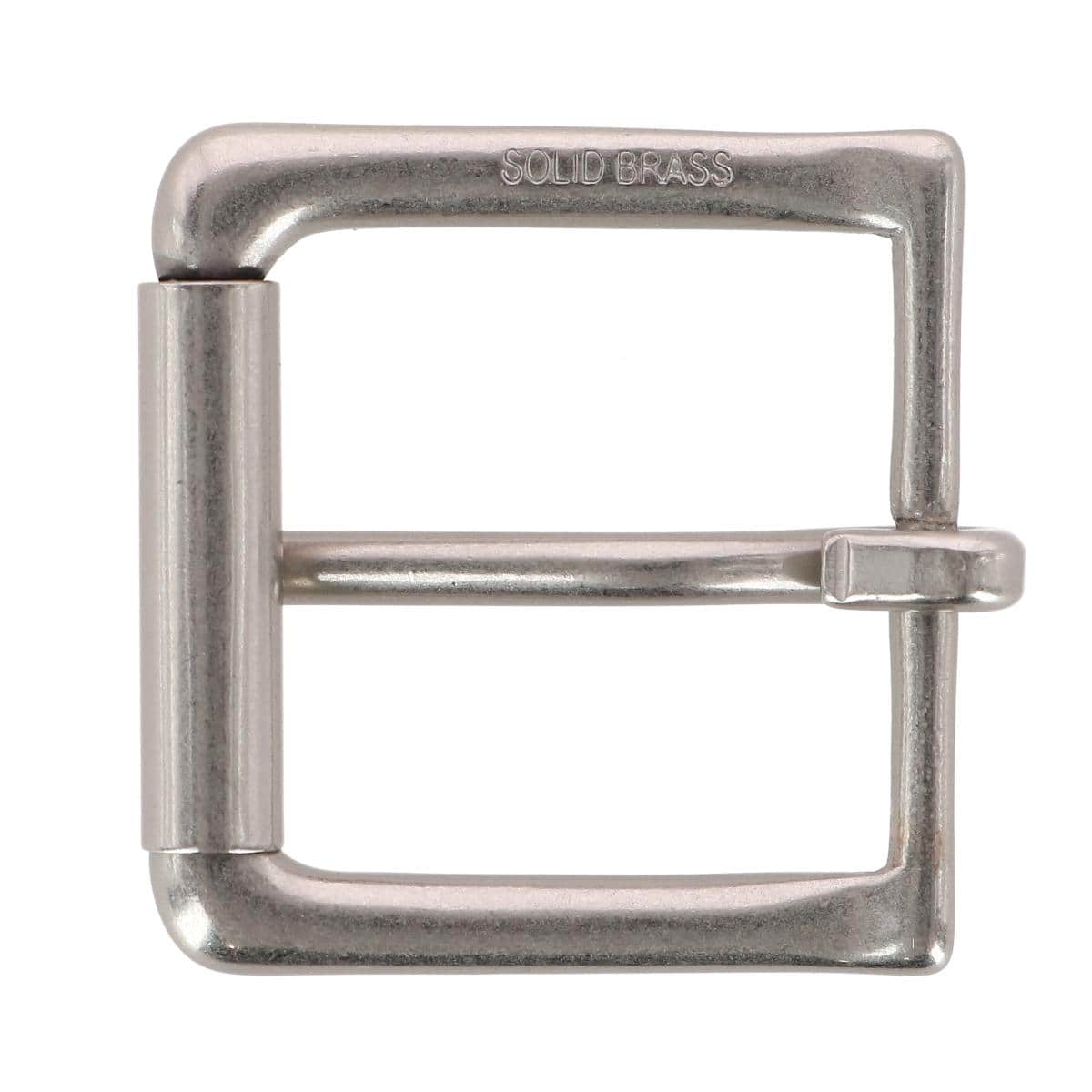 32mm Italian Solid Brass Roller Buckle Matte Finish - Image 3