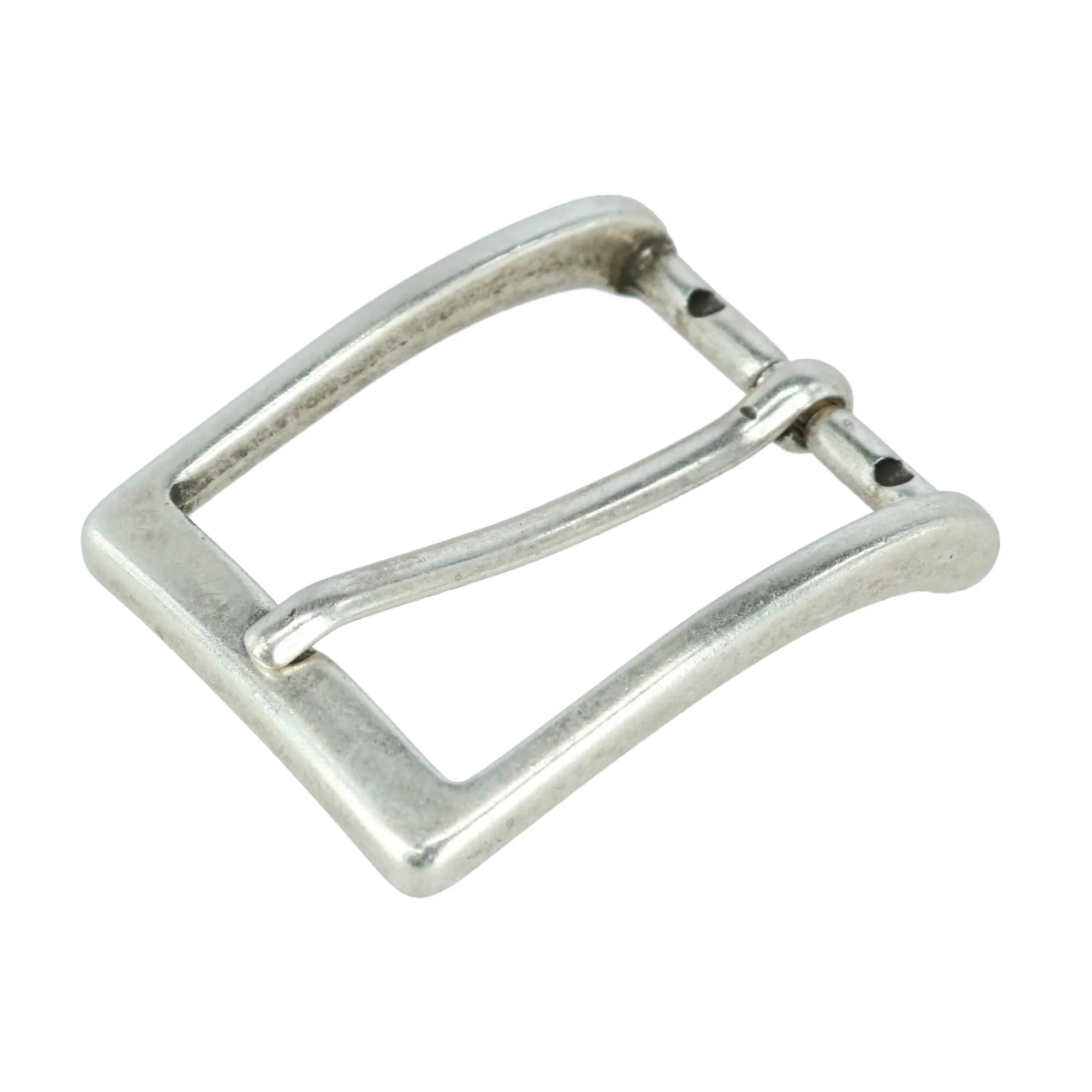 32mm Simply Stated Single Pronged Solid Brass Harness Belt Buckle - Image 4