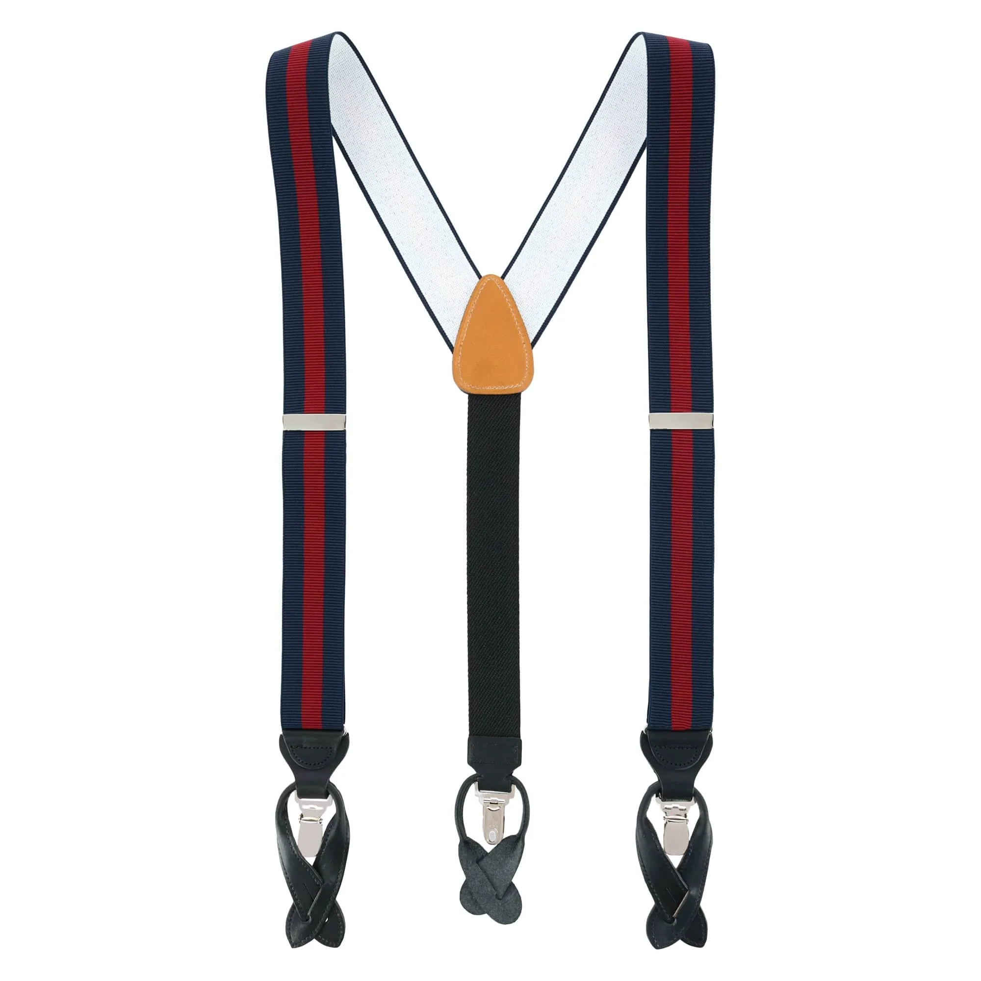 Oliver Stripe 35mm Convertible Braces - Image 8