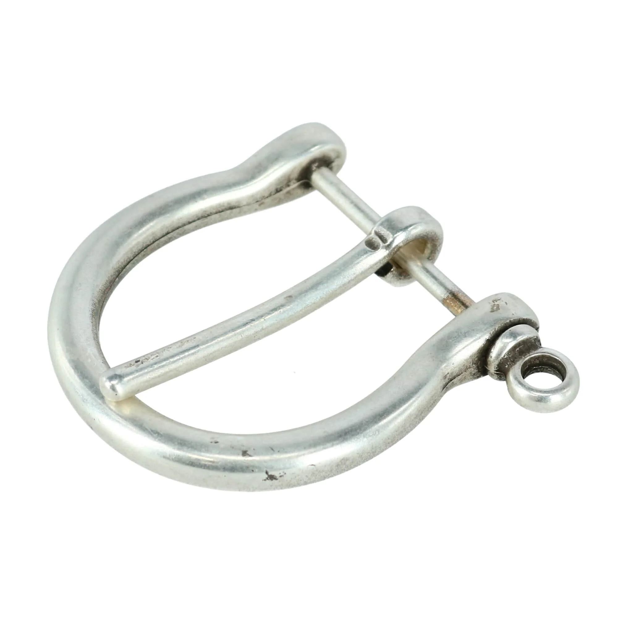 35mm Distinguished Rounded Solid Brass Harness Belt Buckle - Image 4