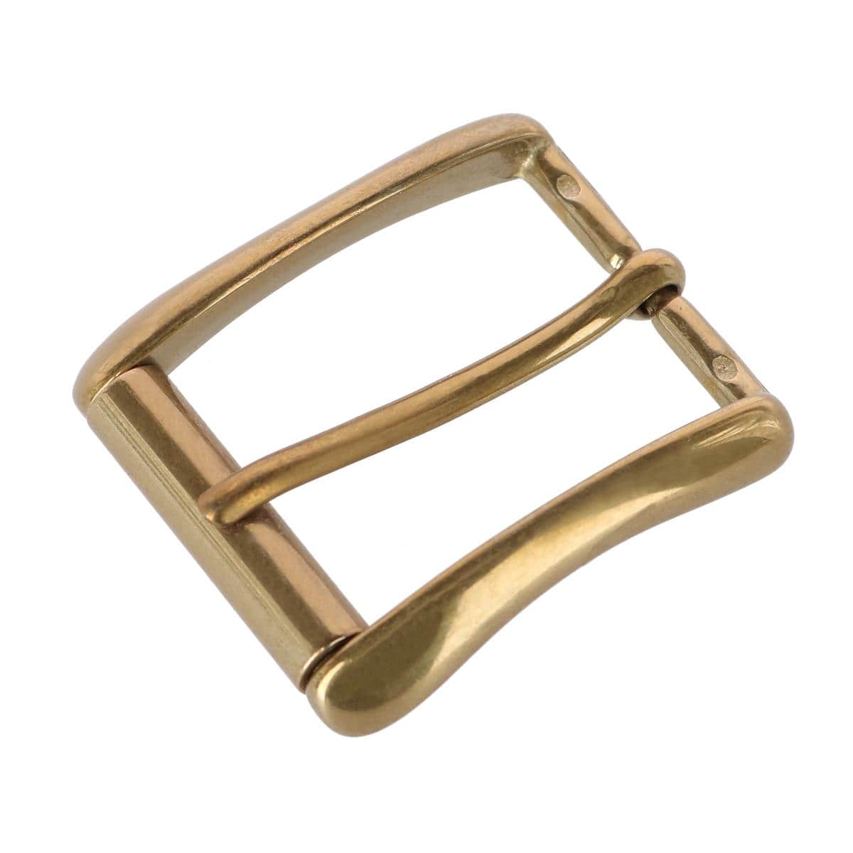 35mm Italian Brass Antique Gold Roller Buckle - Image 4