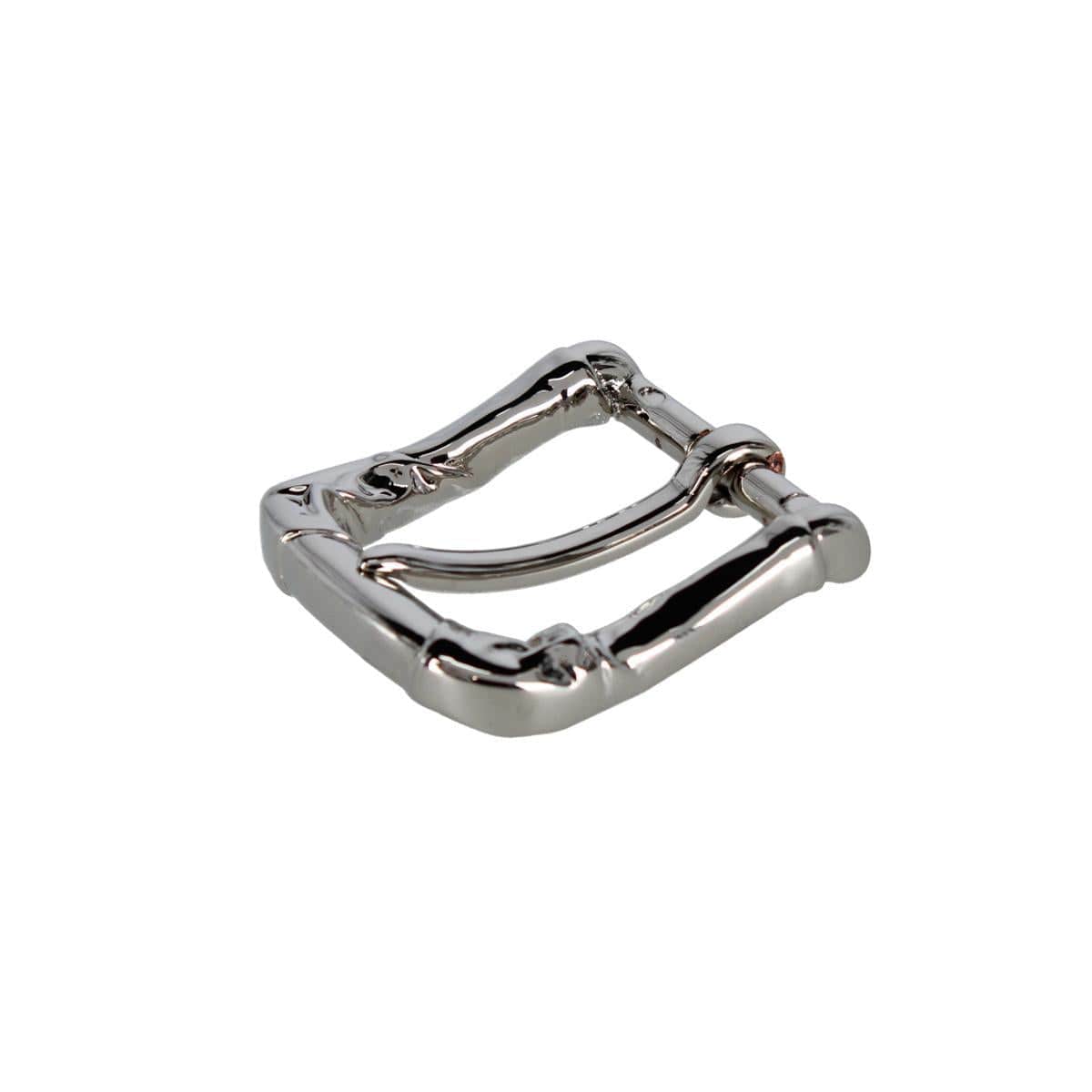 35mm Italian Rippled Textured Solid Brass Harness Belt Buckle - Image 3