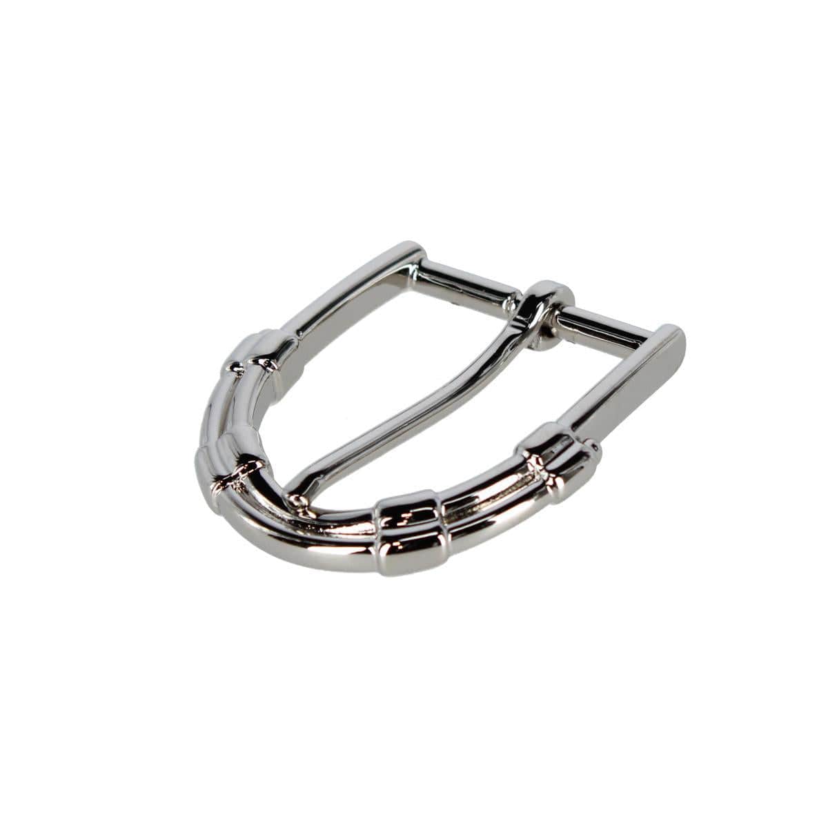 35mm Italian Solid Brass Mini-Horseshoe Harness Belt Buckle - Image 2
