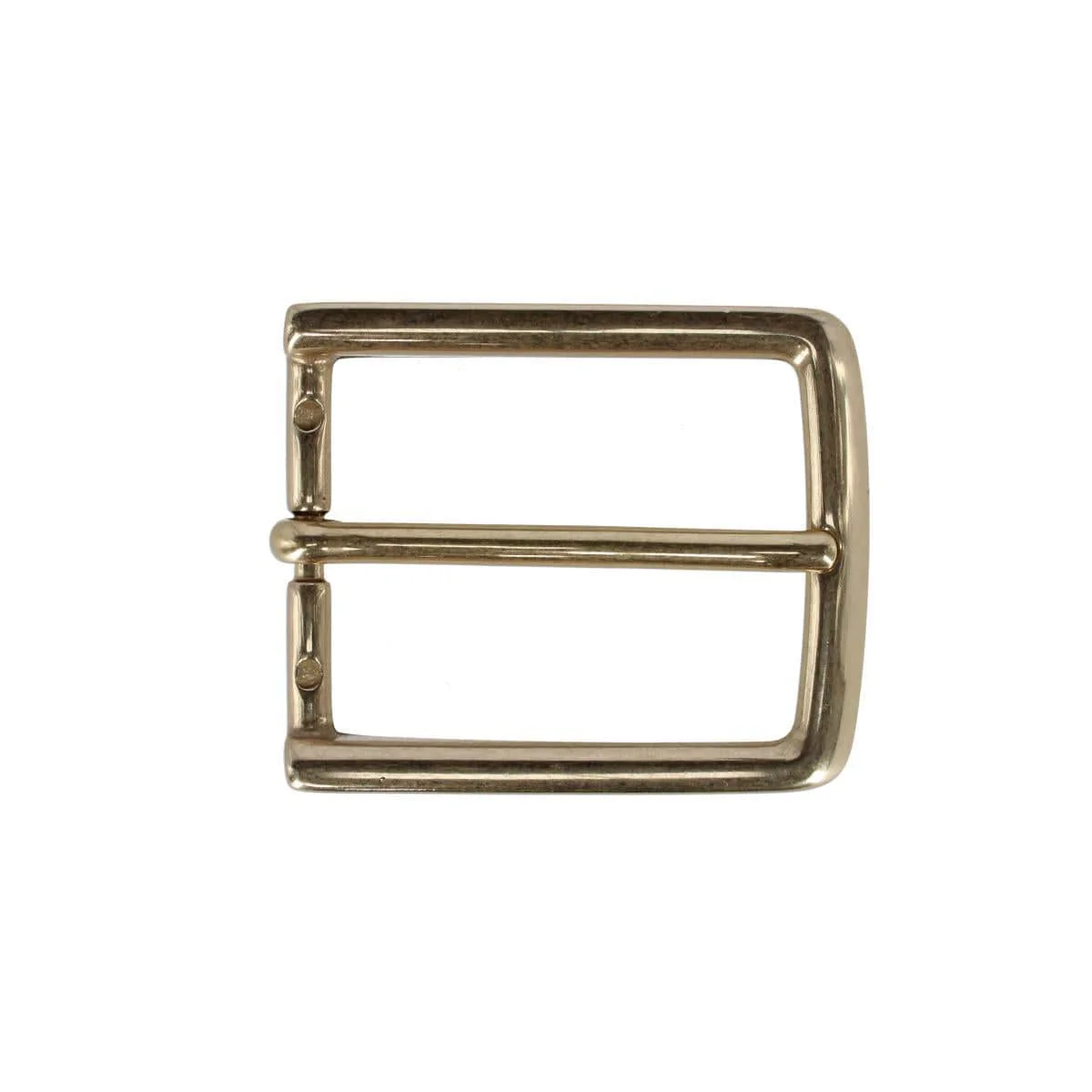35mm Italian Solid Brass Simple and Classic Harness Belt Buckle - Image 3