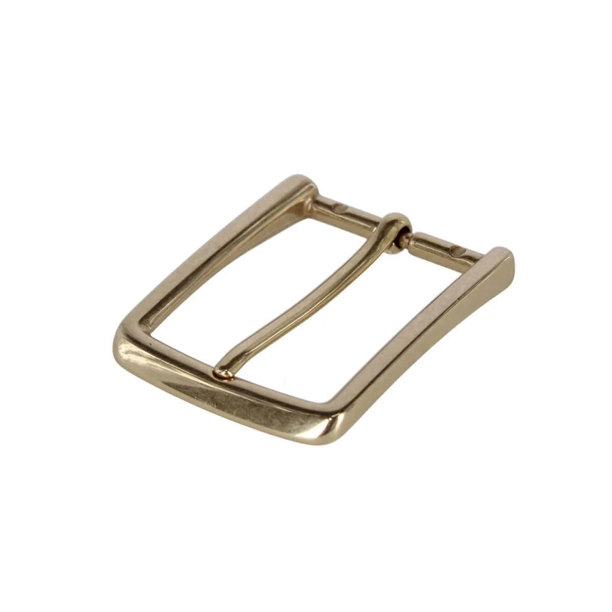 35mm Italian Solid Brass Simple and Classic Harness Belt Buckle - Image 5