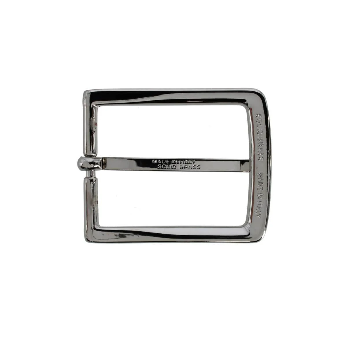 35mm Italian Solid Brass Simple and Classic Harness Belt Buckle - Image 6