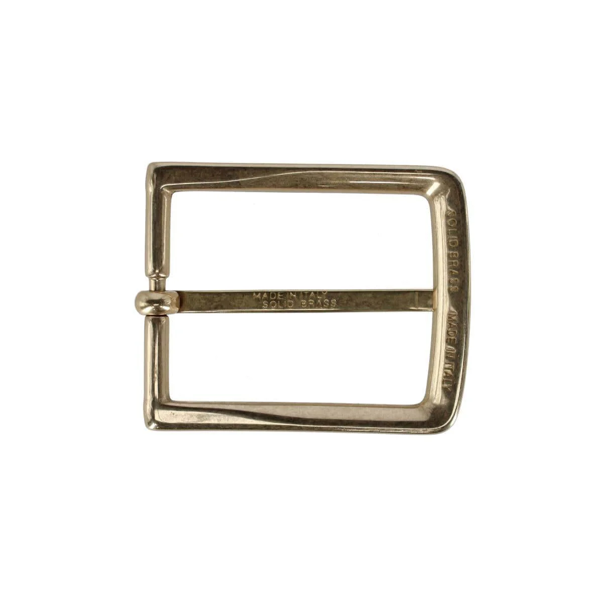 35mm Italian Solid Brass Simple and Classic Harness Belt Buckle - Image 7