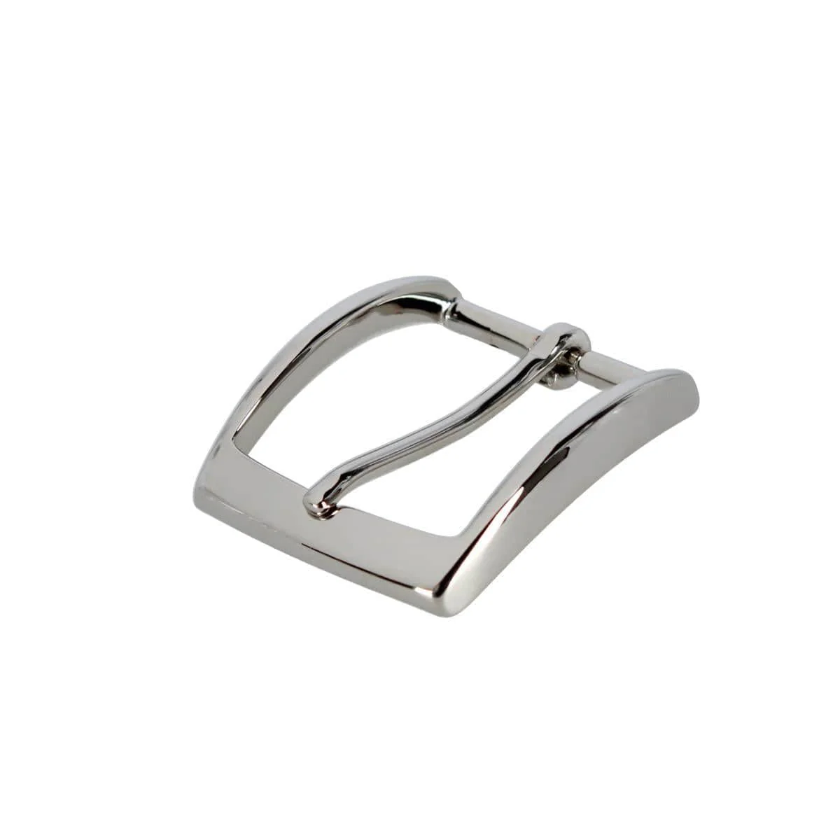 35mm Italian Solid Brass Vaulted Style Harness Belt Buckle - Image 3