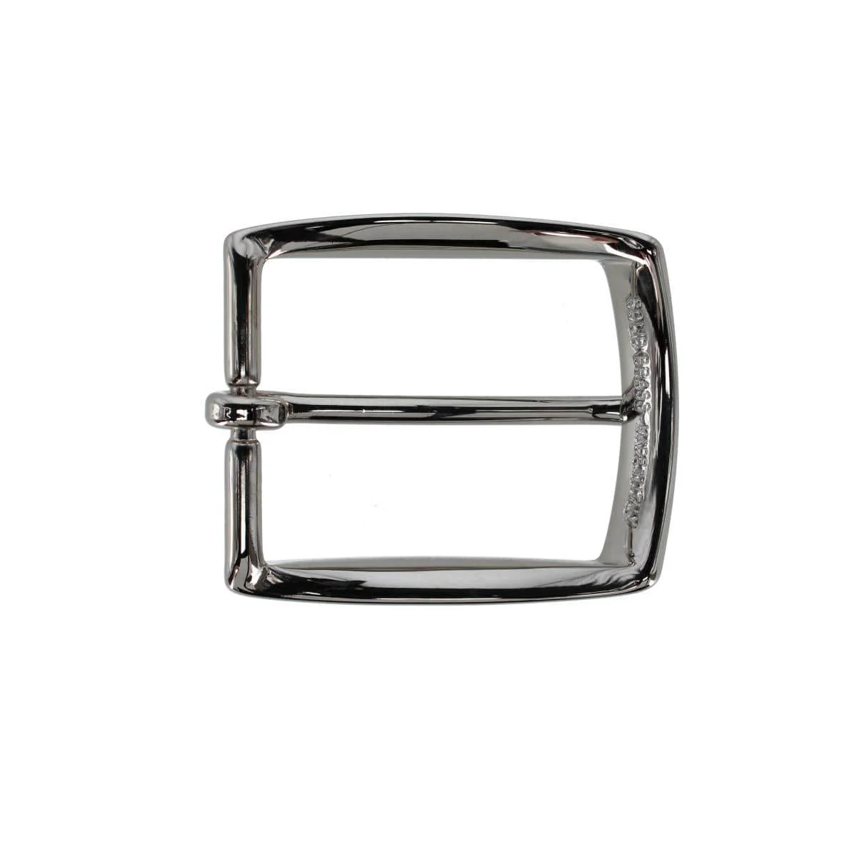 35mm Italian Solid Brass Vaulted Style Harness Belt Buckle - Image 4