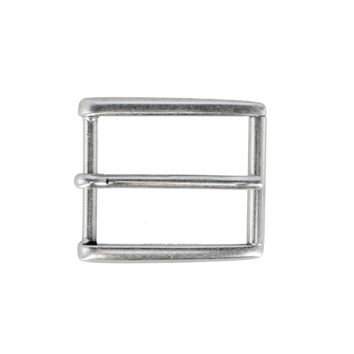35mm Rectangular Classic Solid Brass Roller Harness Belt Buckle - Image 2