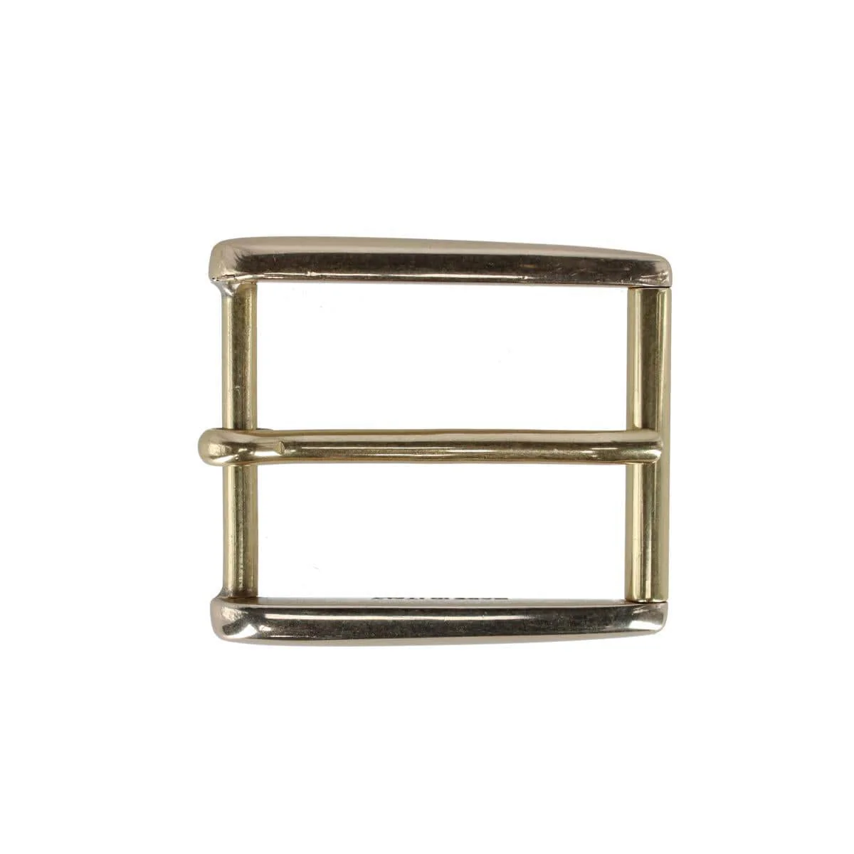 35mm Rectangular Classic Solid Brass Roller Harness Belt Buckle - Image 3