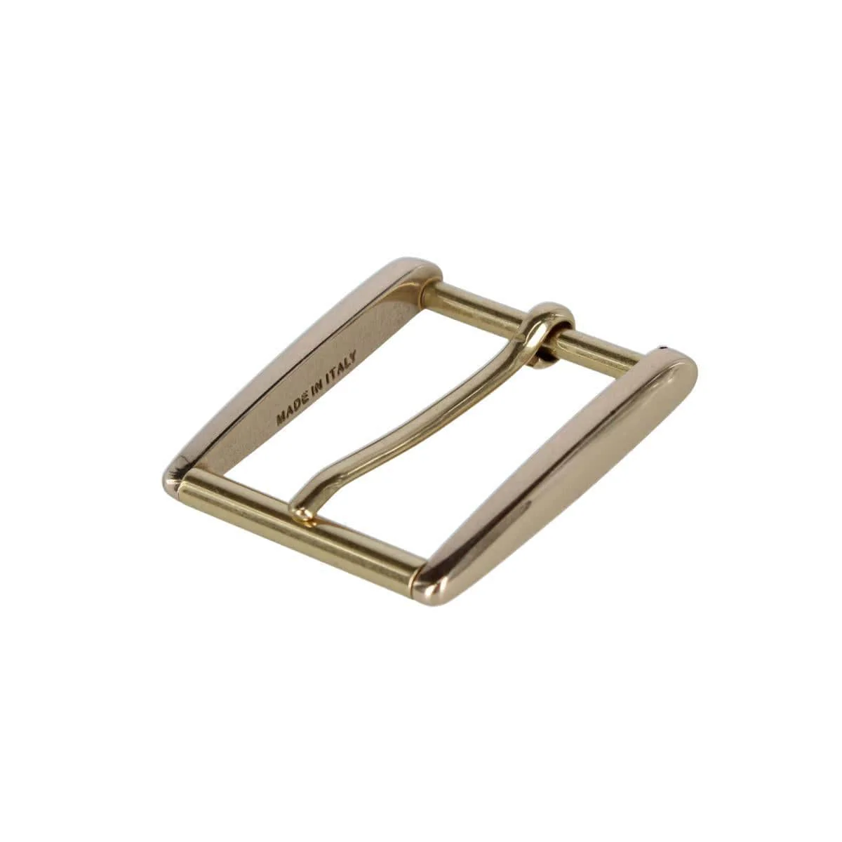 35mm Rectangular Classic Solid Brass Roller Harness Belt Buckle - Image 5