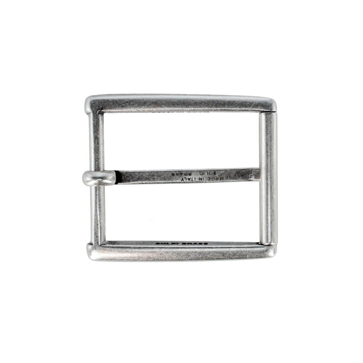 35mm Rectangular Classic Solid Brass Roller Harness Belt Buckle - Image 6