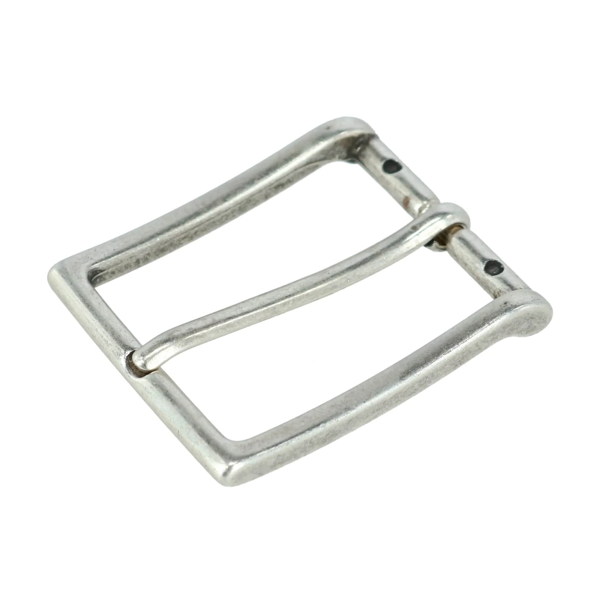 35mm Classic Solid Brass Single Pronged Harness Belt Buckle - Image 4