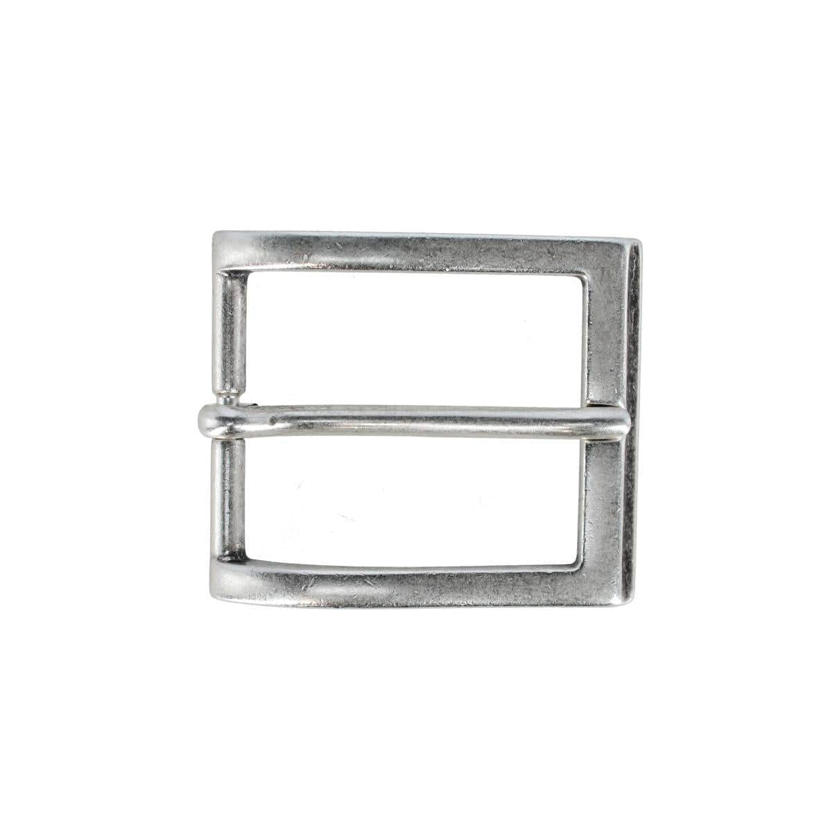 35mm Solid Brass Italian Classic Arched Rectangular Harness Belt Buckle - Image 2