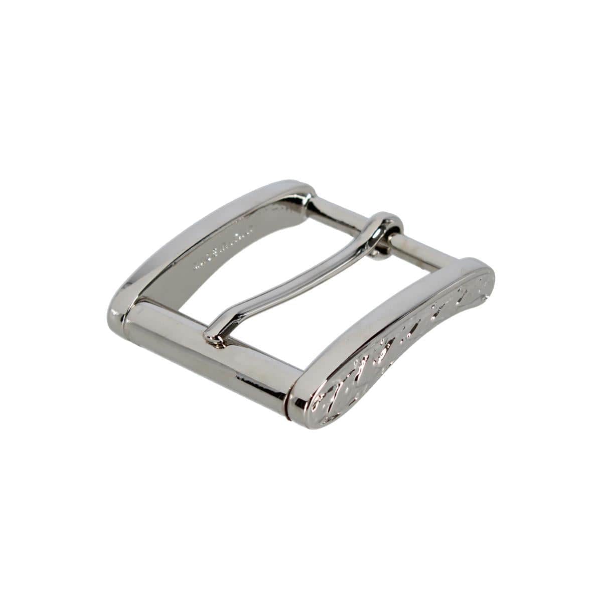 35mm Solid Brass Italian Classic Arched Rectangular Harness Belt Buckle - Image 3