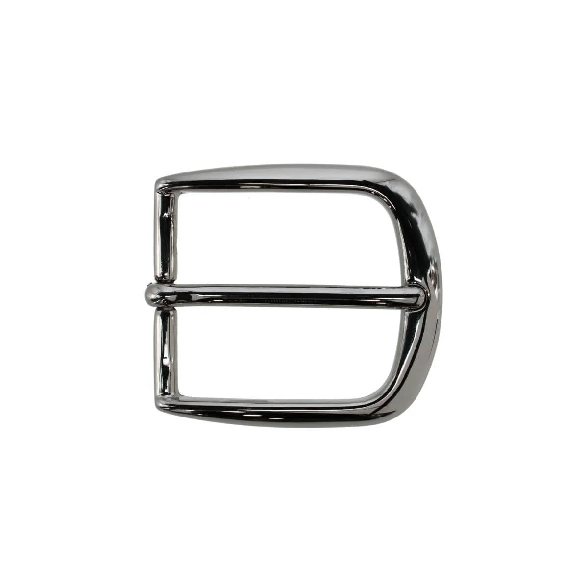 35mm Solid Brass Italian Classic Rounded Harness Belt Buckle - Image 2