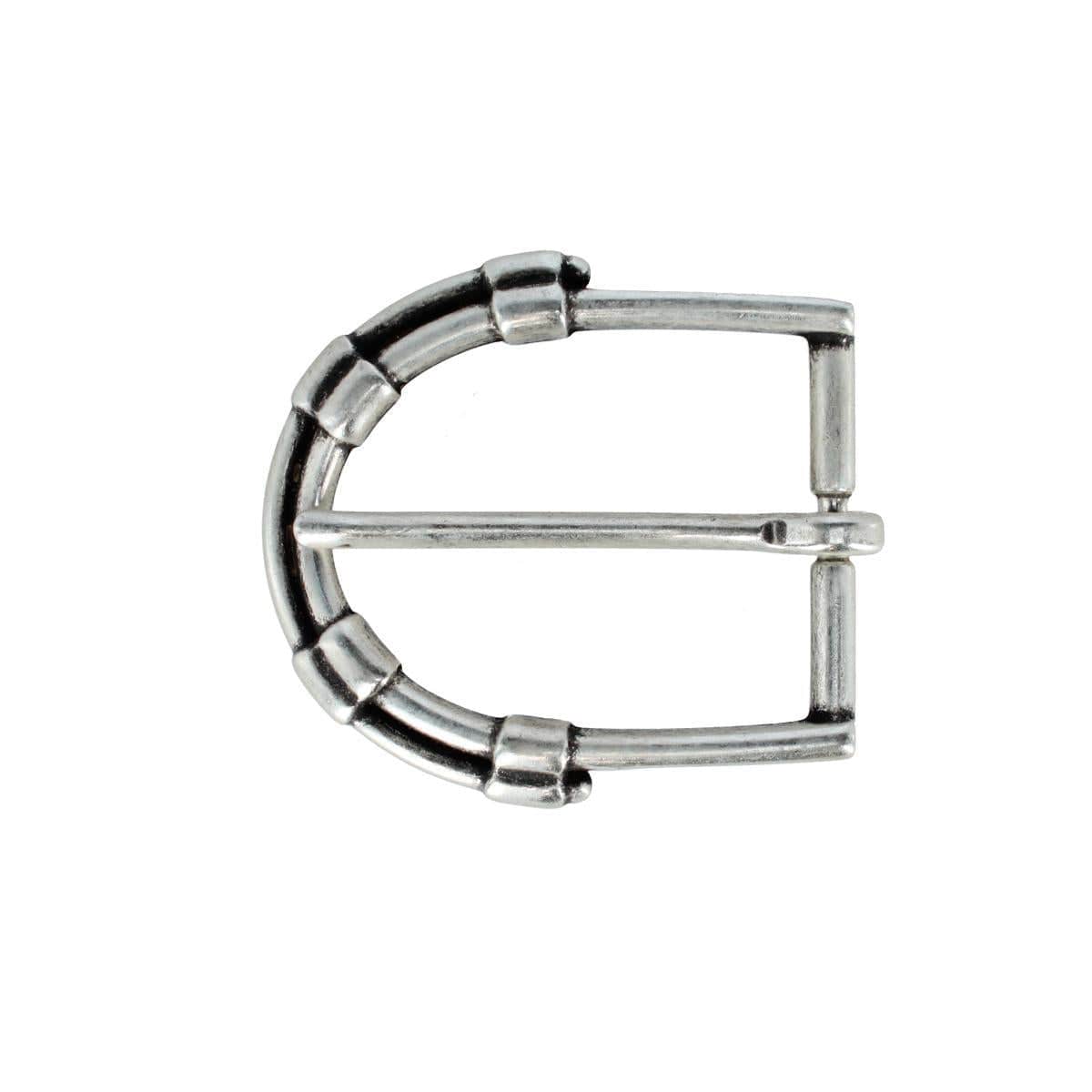 35mm Solid Brass Italian Horseshoe Inspired Harness Belt Buckle - Image 2