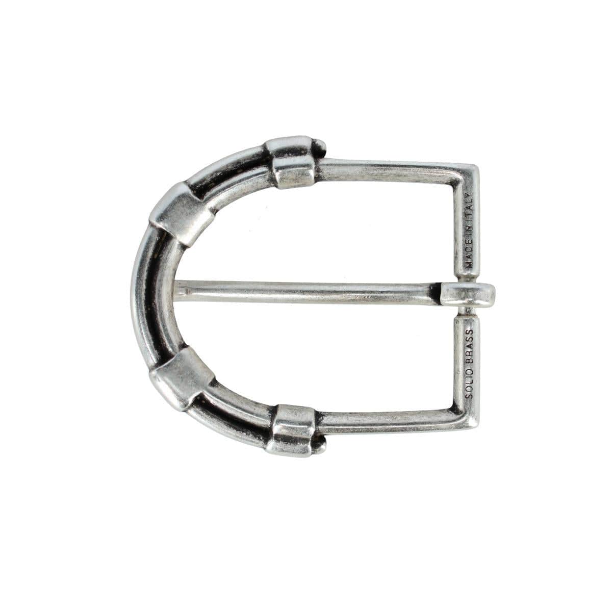 35mm Solid Brass Italian Horseshoe Inspired Harness Belt Buckle - Image 4
