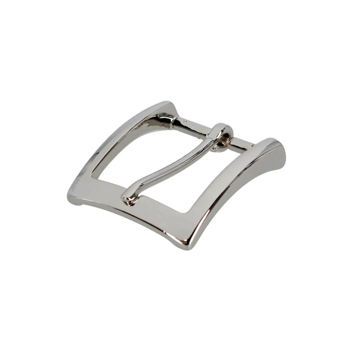 35mm Solid Brass Vaulted Italian Square Harness and Belt Buckle - Image 3