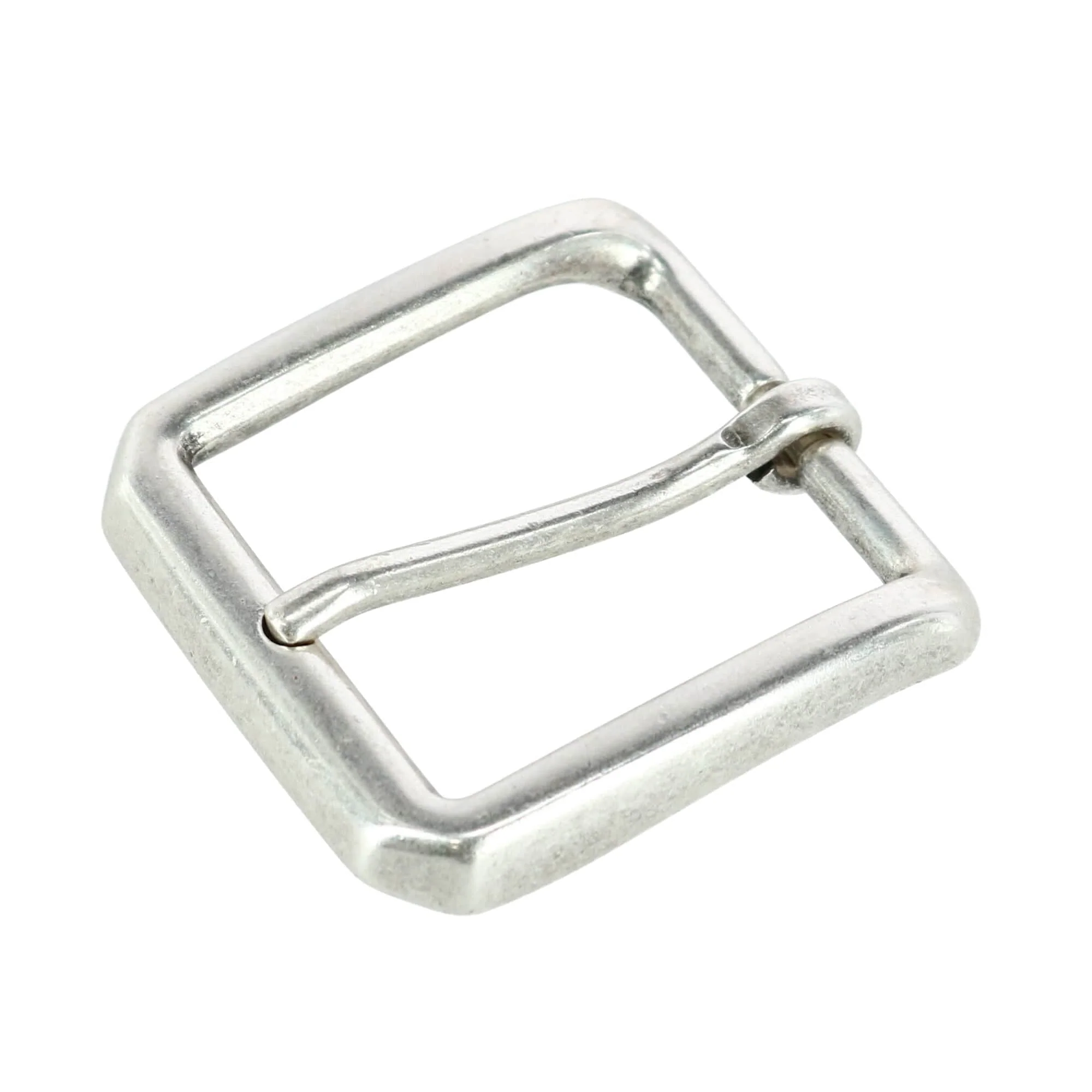 35mm Square Solid Brass Harness Belt Buckle - Image 4