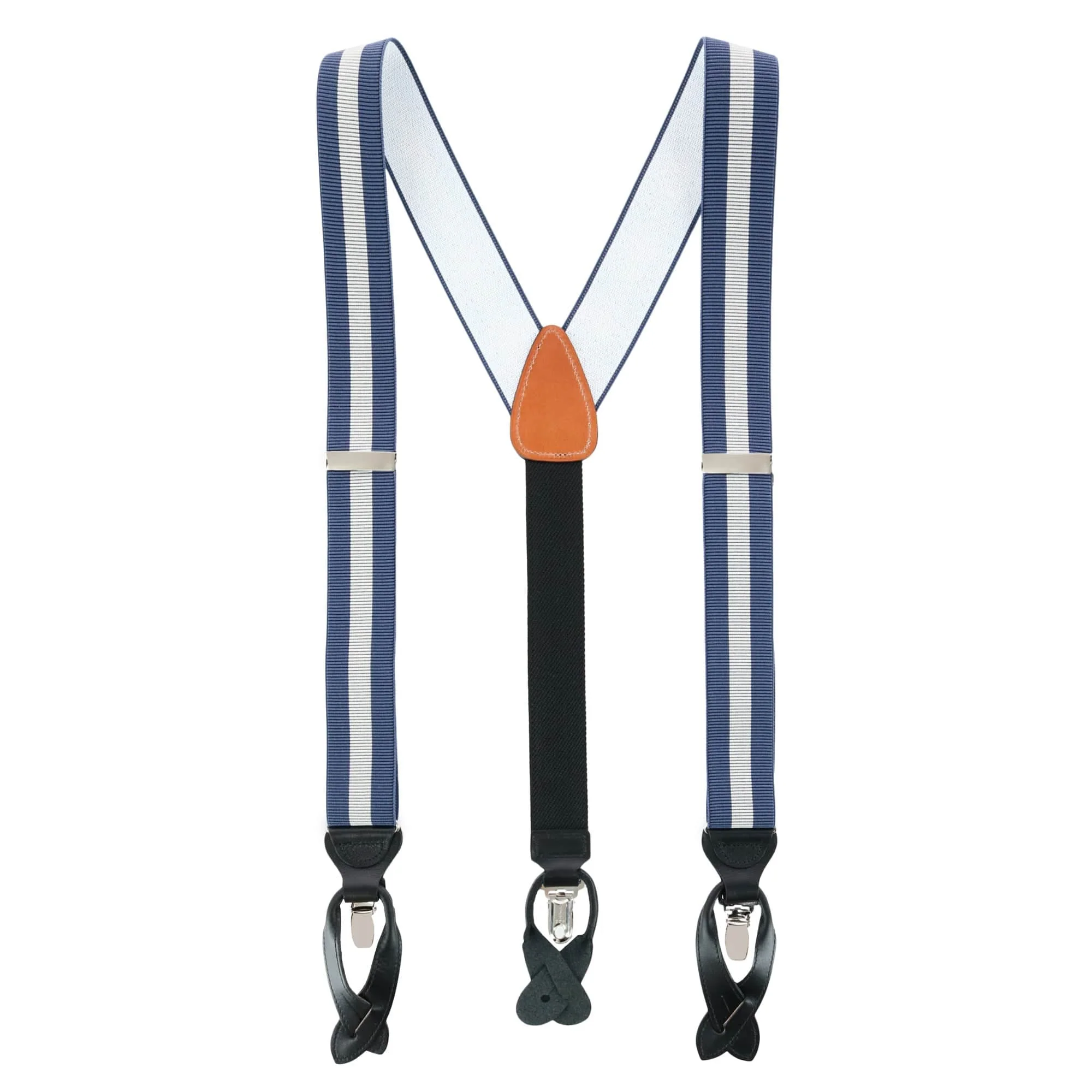 Big & Tall Oliver Stripe Convertible Braces - Image 6