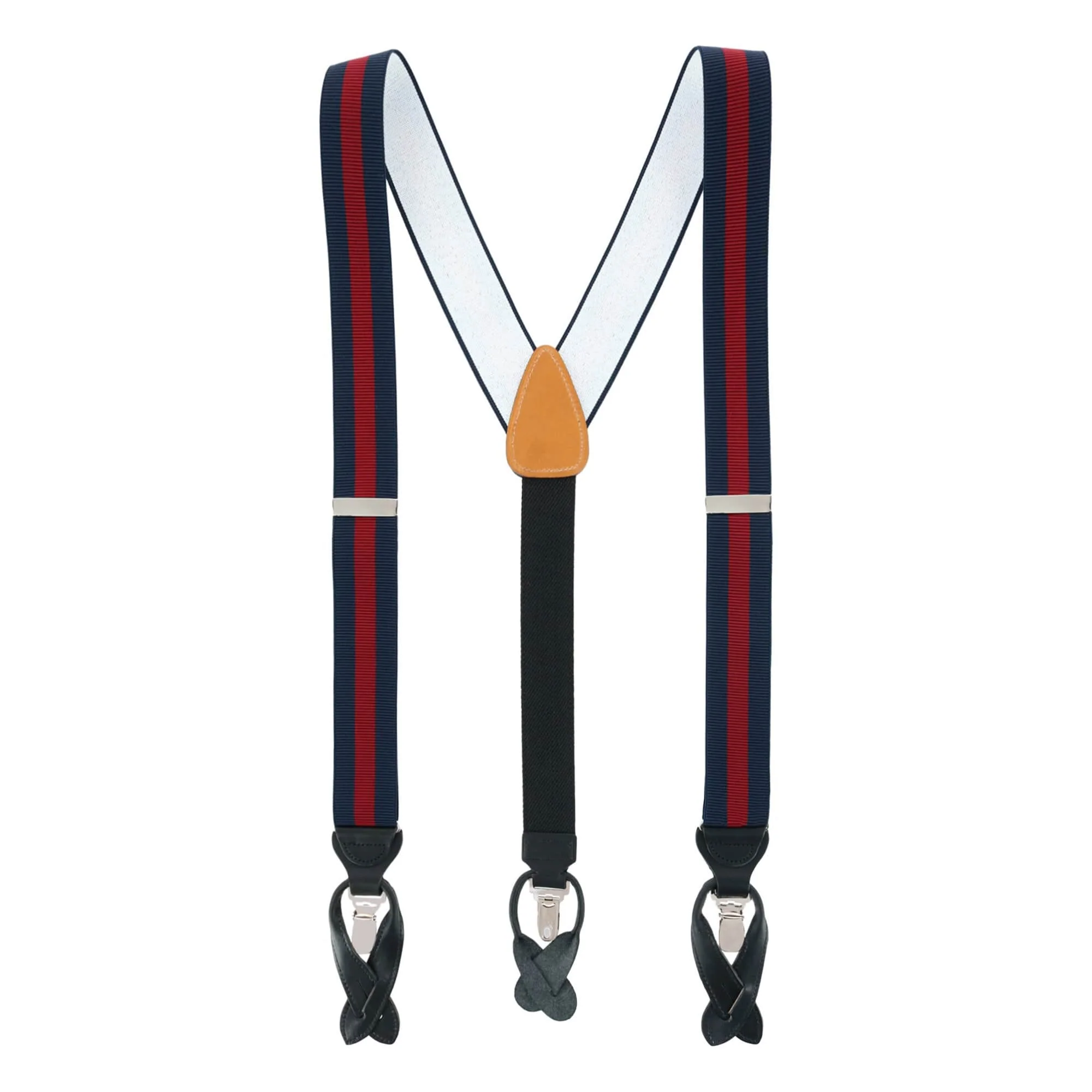 Big & Tall Oliver Stripe Convertible Braces - Image 8