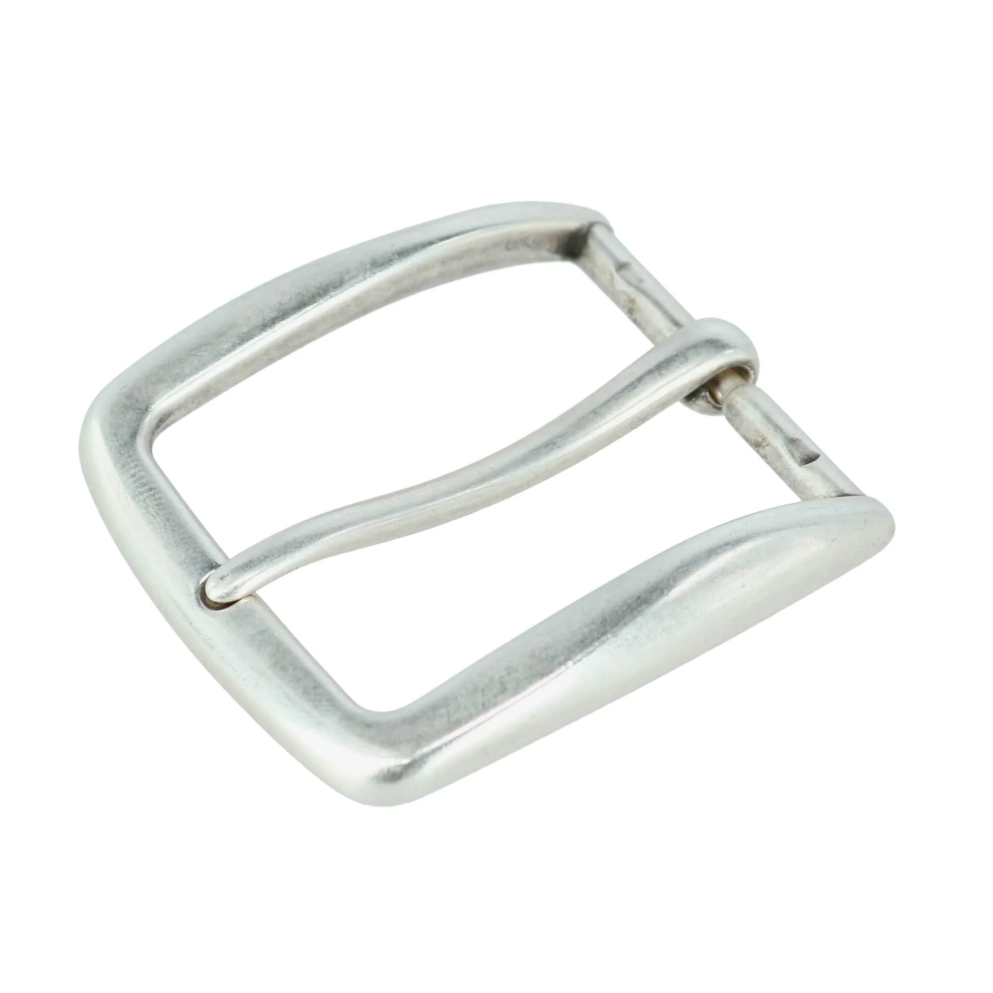 40mm Classy Single Pronged Solid Brass Harness Belt Buckle - Image 4