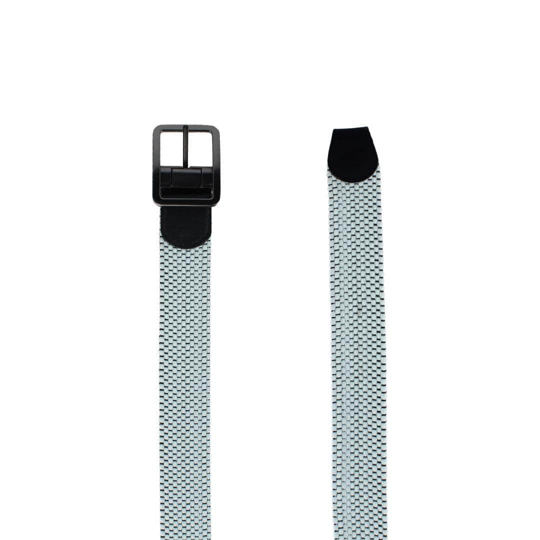 Alejandro Black Stripes and White Reversible Braided 35MM Casual Golf Belt - Image 7