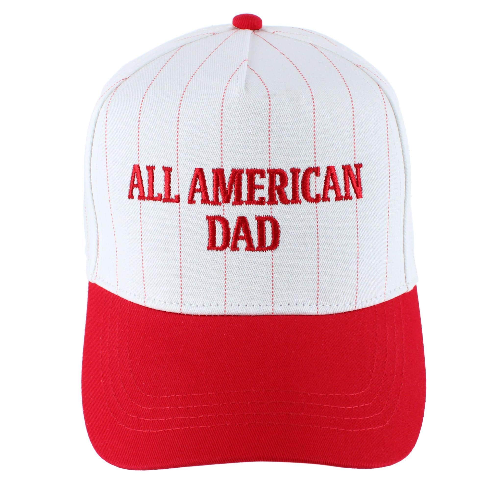 All American Dad Pinstripe Baseball Hat - Image 5