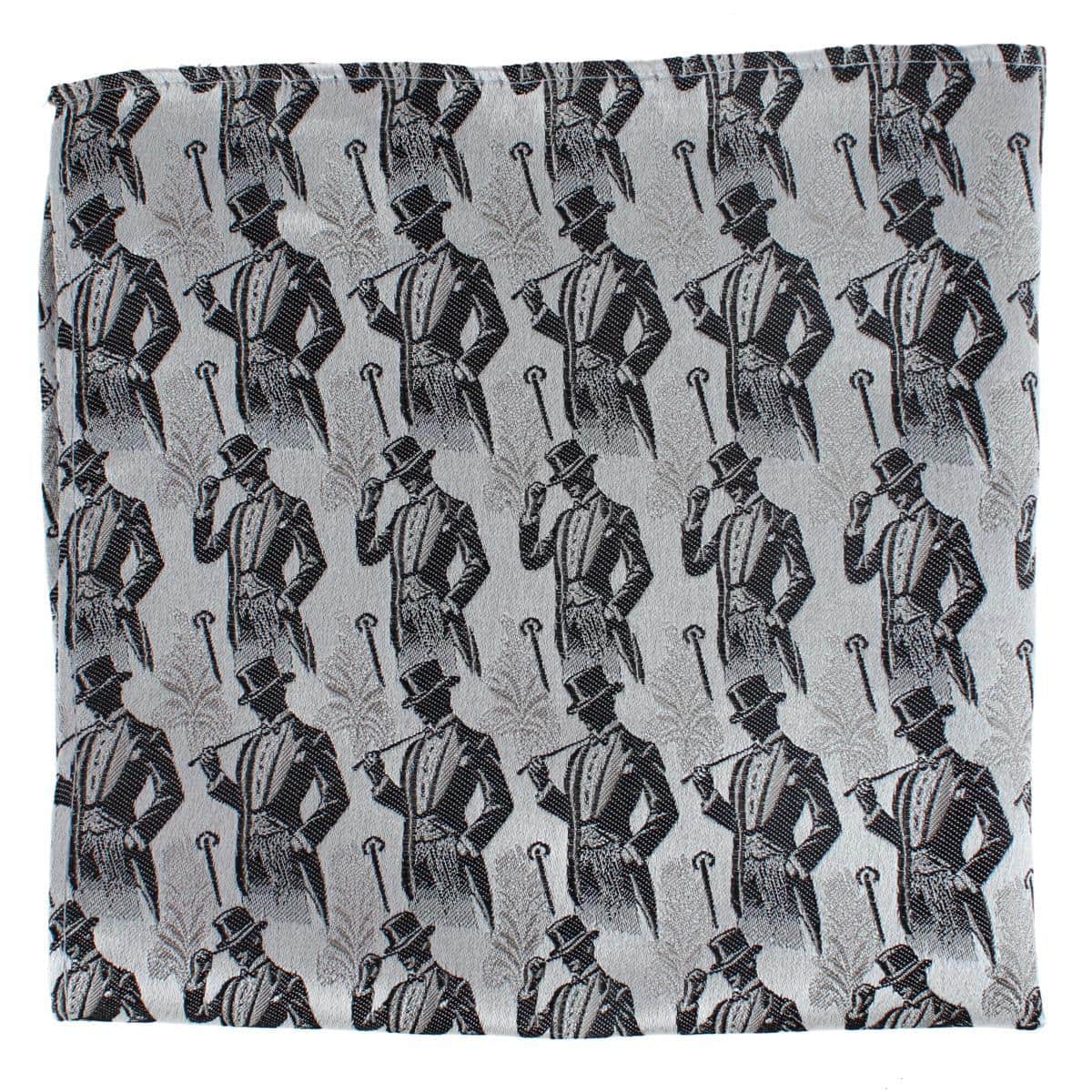 Ambrose Dapper Night 12x12 Silk Pocket Square - Image 3