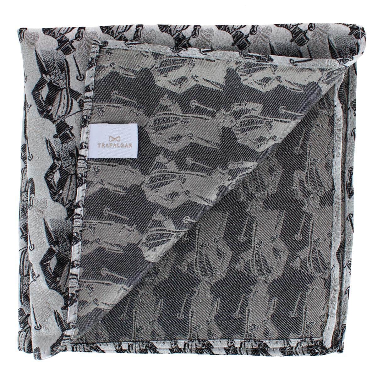 Ambrose Dapper Night 12x12 Silk Pocket Square - Image 4