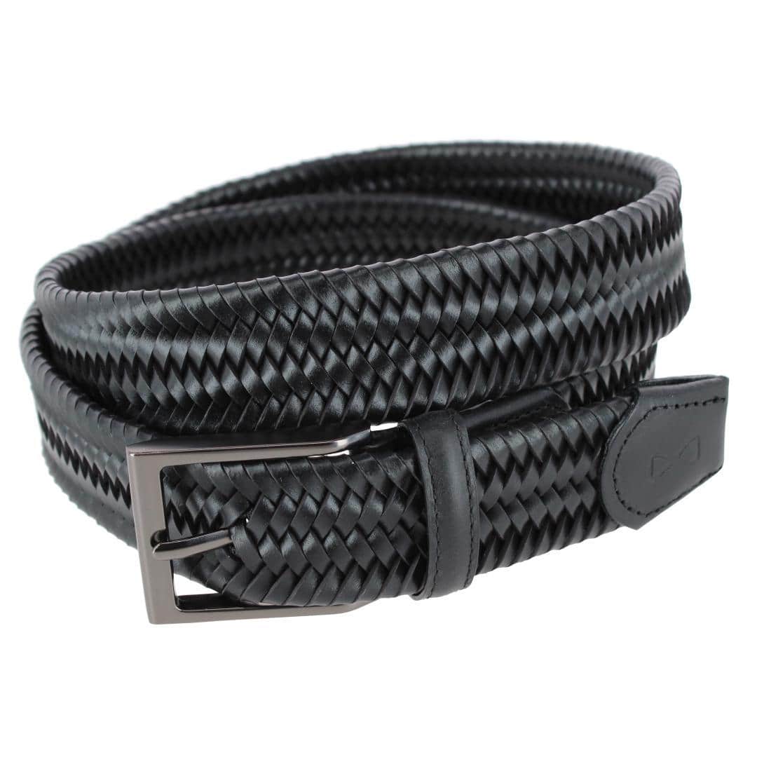 Andres Classic 35MM Leather Stretch Dress Belt - Image 2