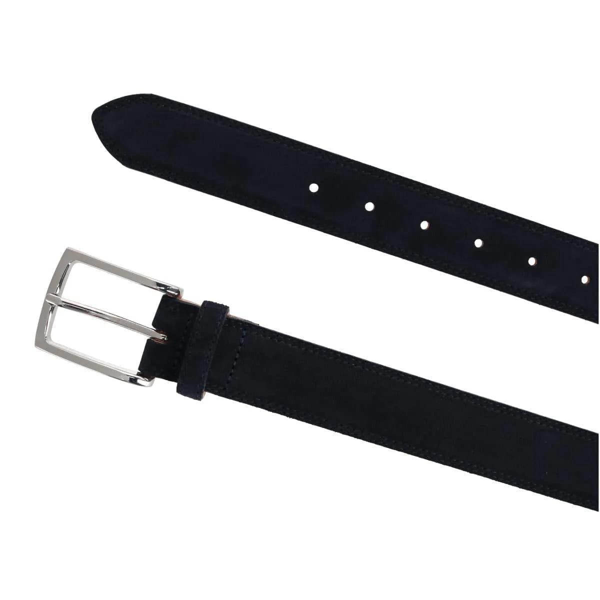 Armando Italian Suede 35mm Feathered Edge Belt - Image 11