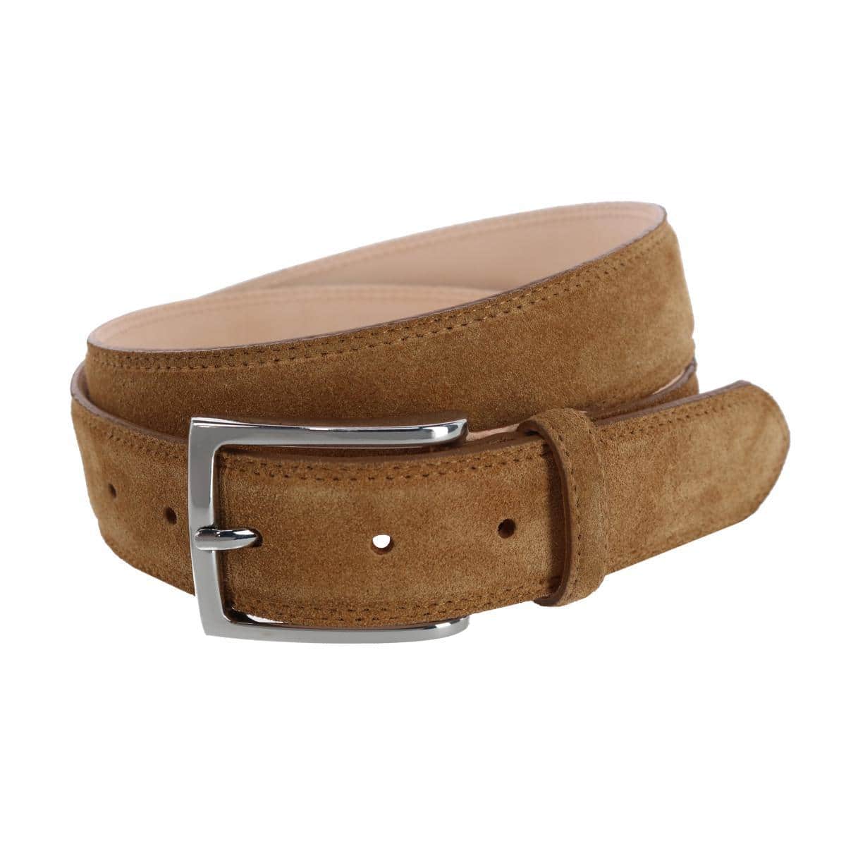Armando Italian Suede 35mm Feathered Edge Belt - Image 5