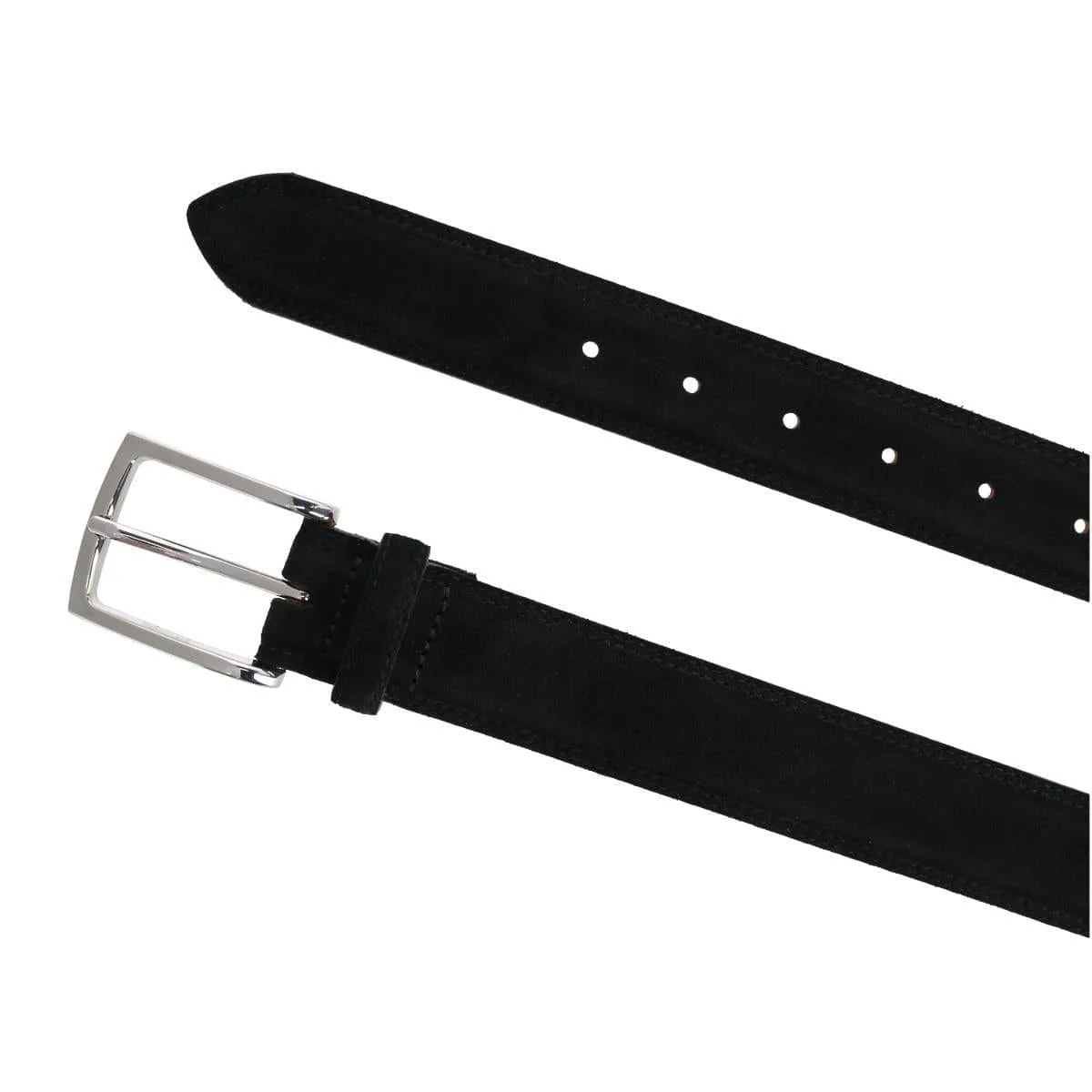 Armando Italian Suede 35mm Feathered Edge Belt - Image 7