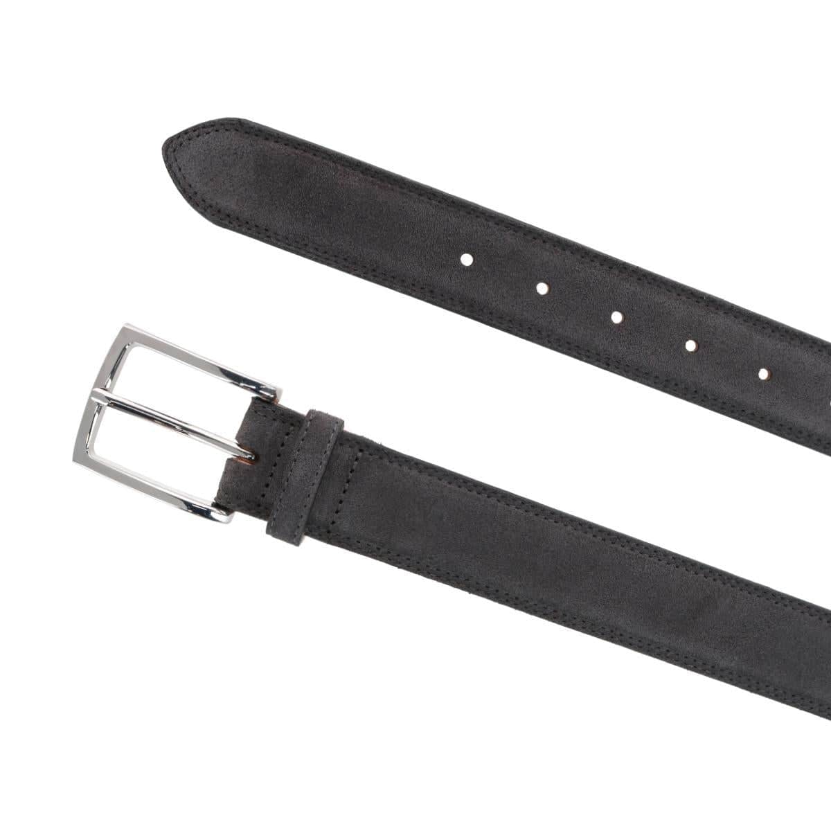 Armando Italian Suede 35mm Feathered Edge Belt - Image 8