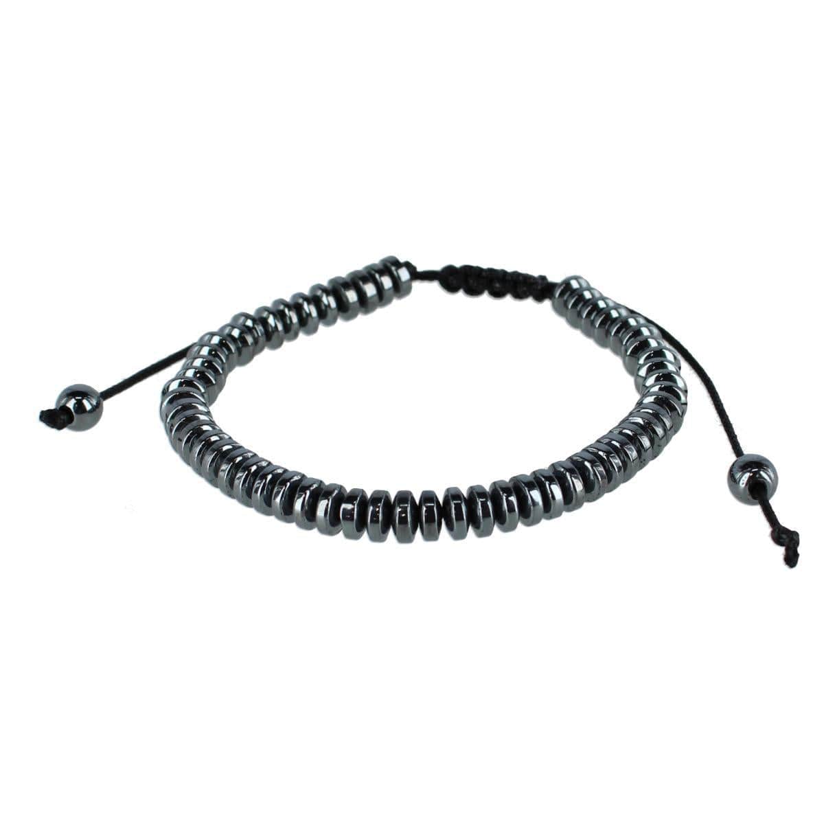 Axel Metallic Bead Adjustable Bracelet - Image 2