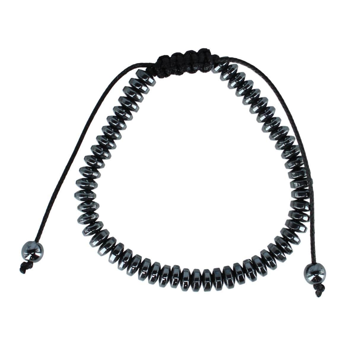 Axel Metallic Bead Adjustable Bracelet - Image 3