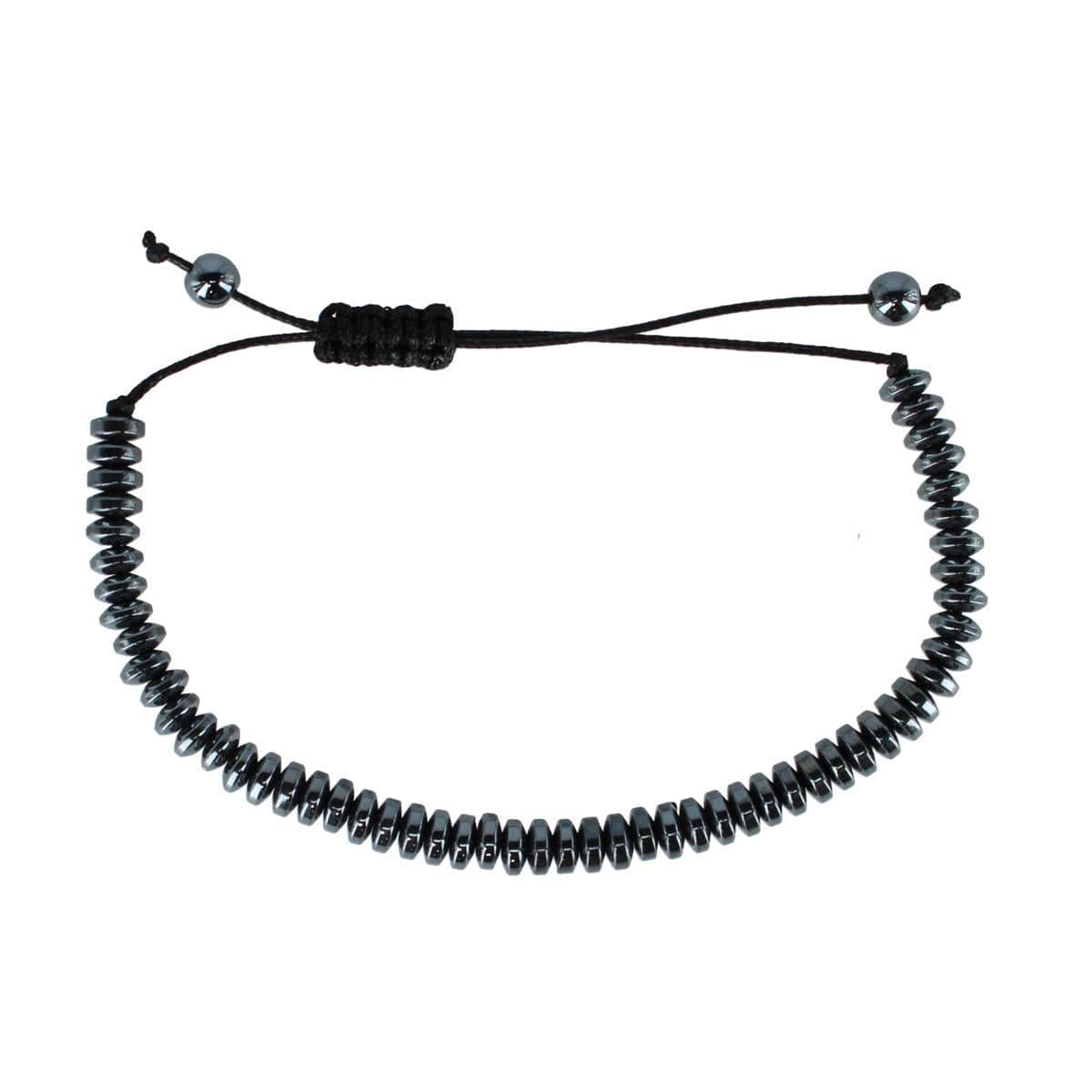 Axel Metallic Bead Adjustable Bracelet - Image 4
