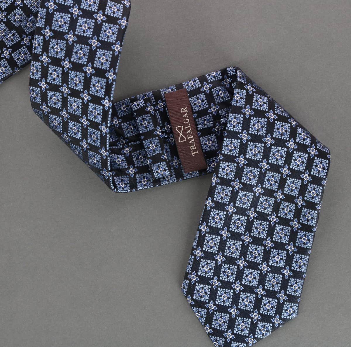 Azzimato Diamond Stately Silk Necktie - Image 11