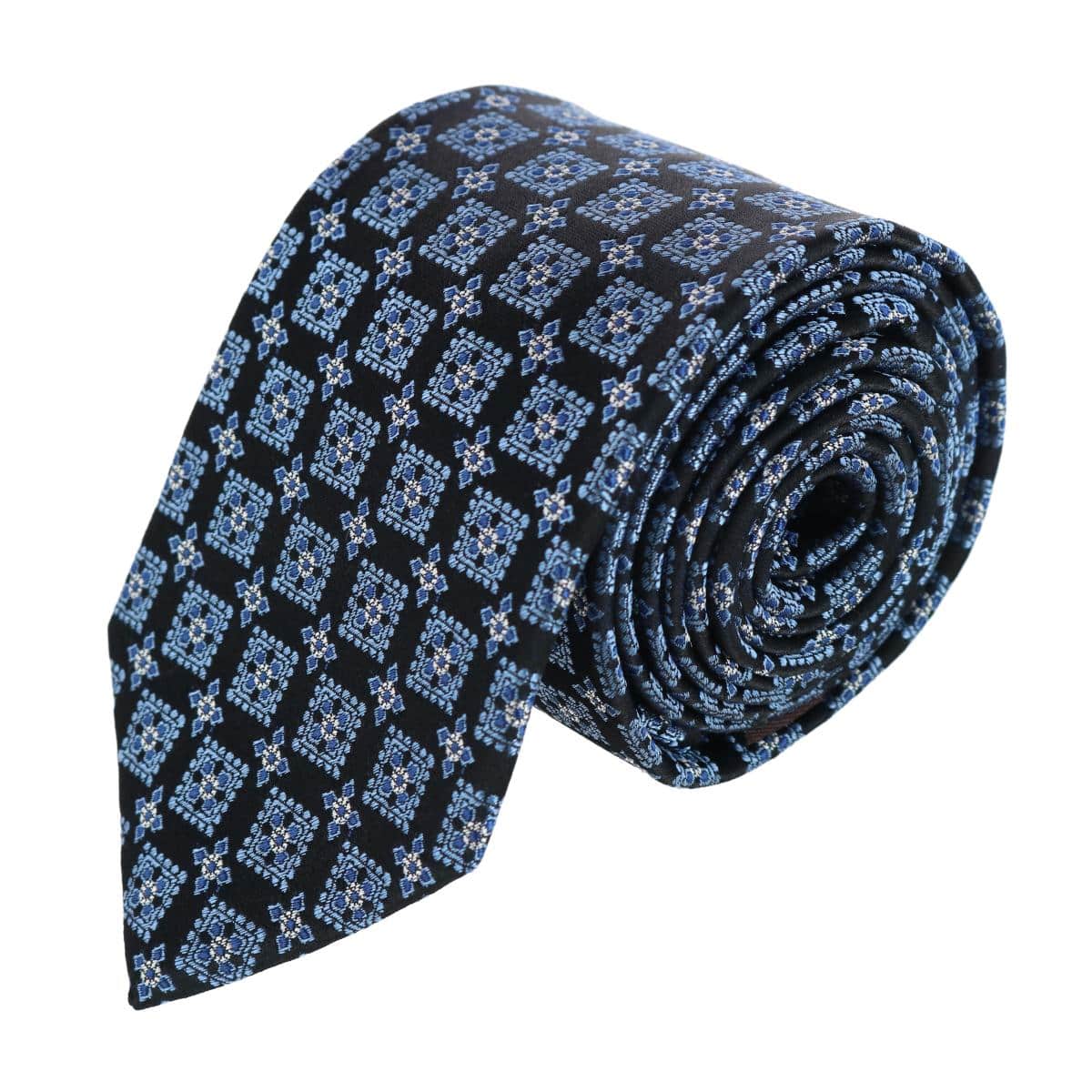 Azzimato Diamond Stately Silk Necktie - Image 2