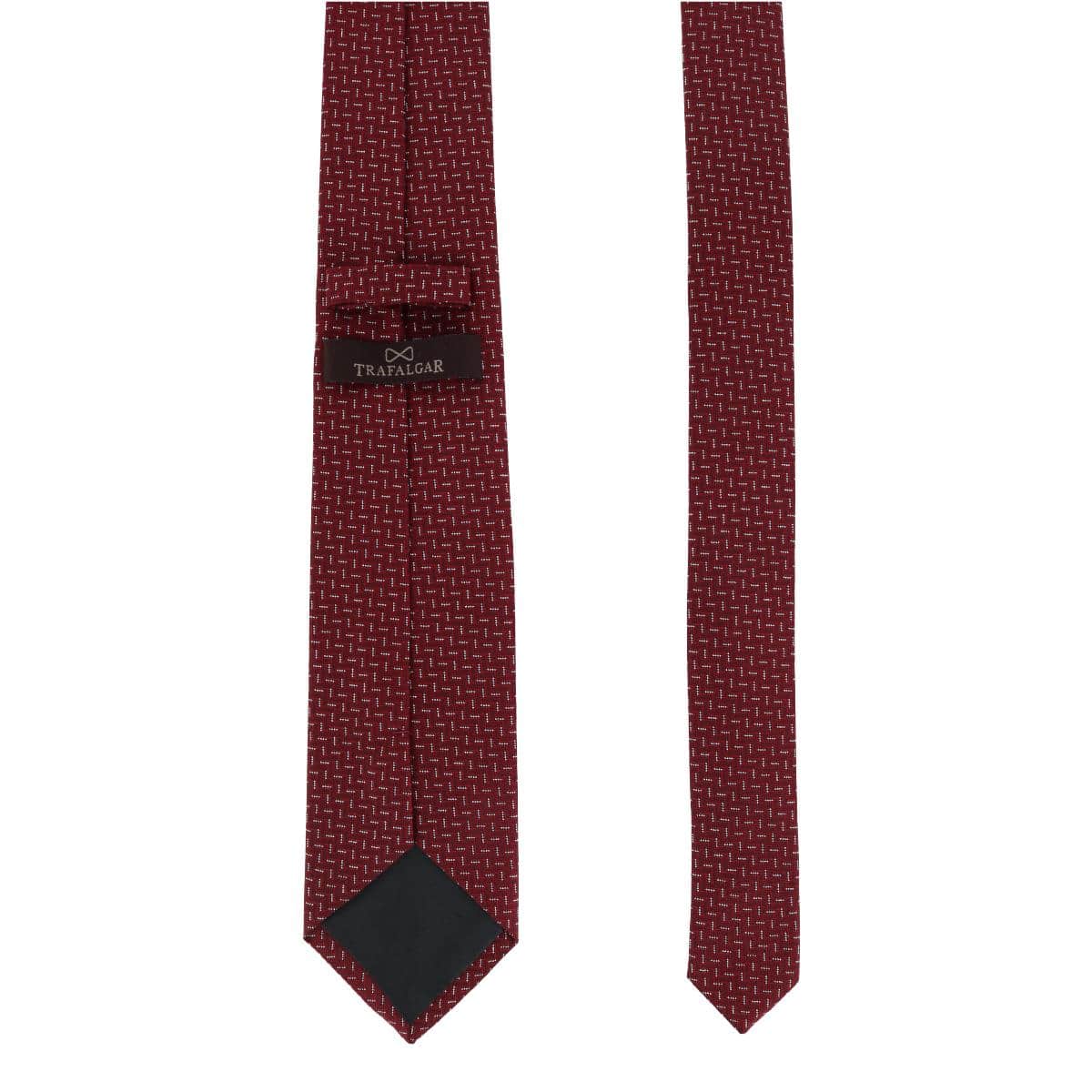 Baldwin Metallic Dash Silk Business Necktie - Image 10